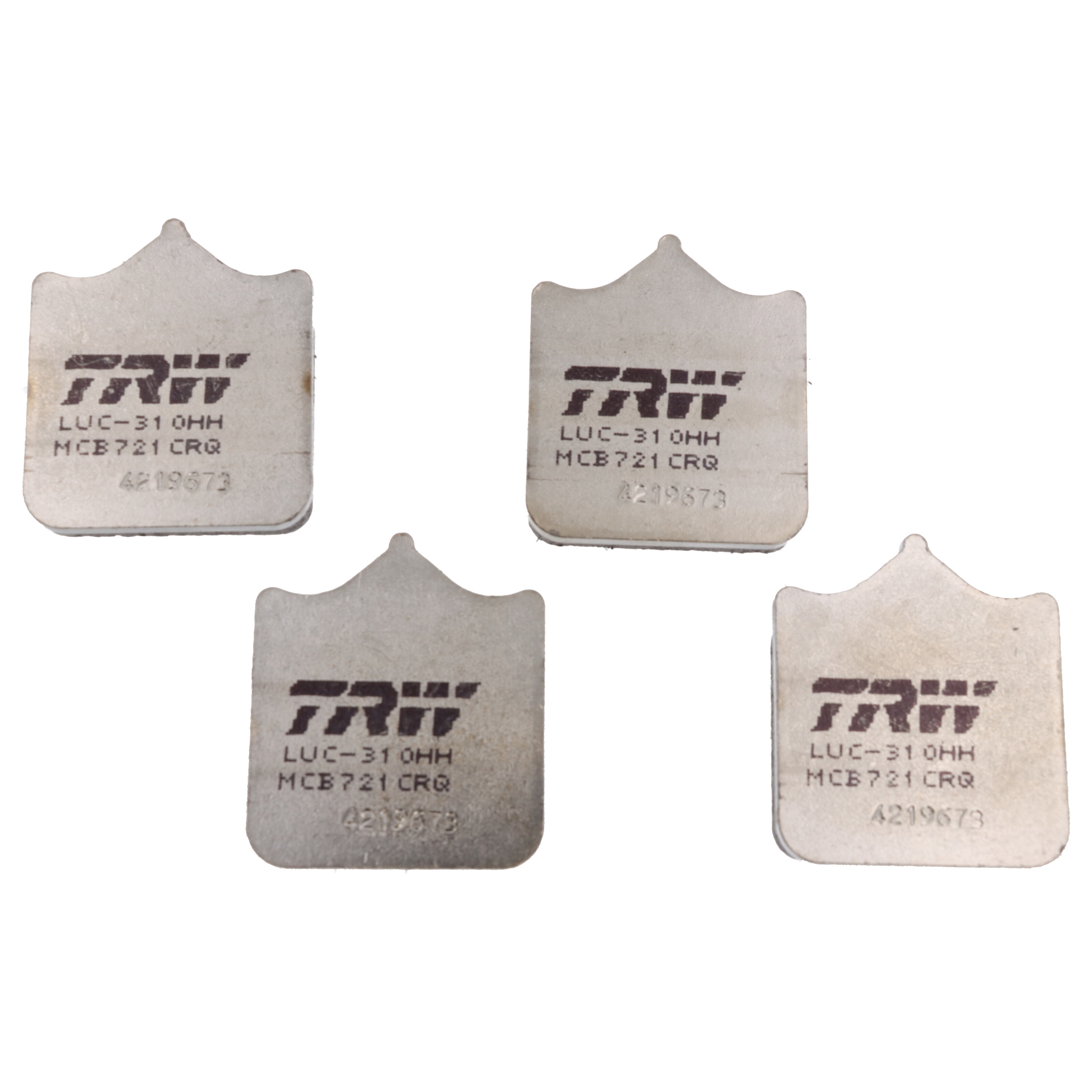 TRW MCB721CRQ Carbon Bremsbeläge vorne für Aprilia RSV1000 Benelli TNT1130 Tornado Ducati MV Augusta KTM