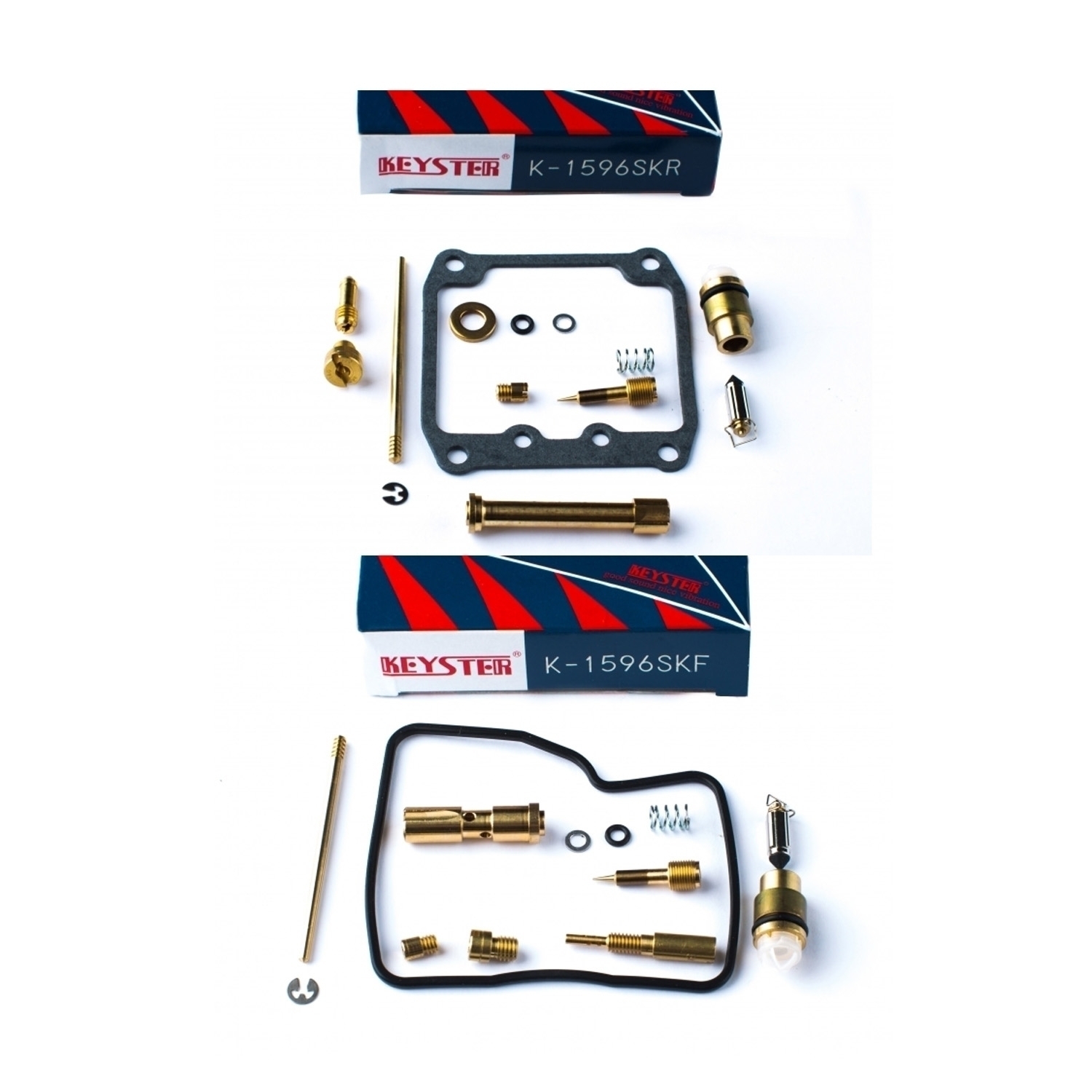 Keyster Vergaser Reparatursatz vorne + hinten für Suzuki VS 1400 Intruder 1990 - 1995