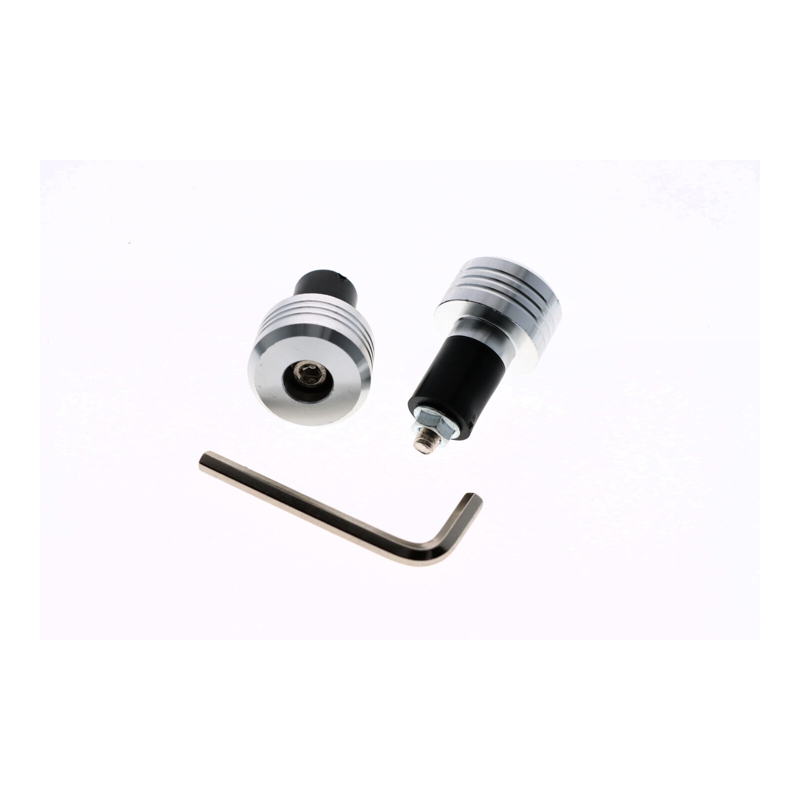 Motorrad Lenkerenden / Lenkergewichte 104g AD 30mm Alu genutet