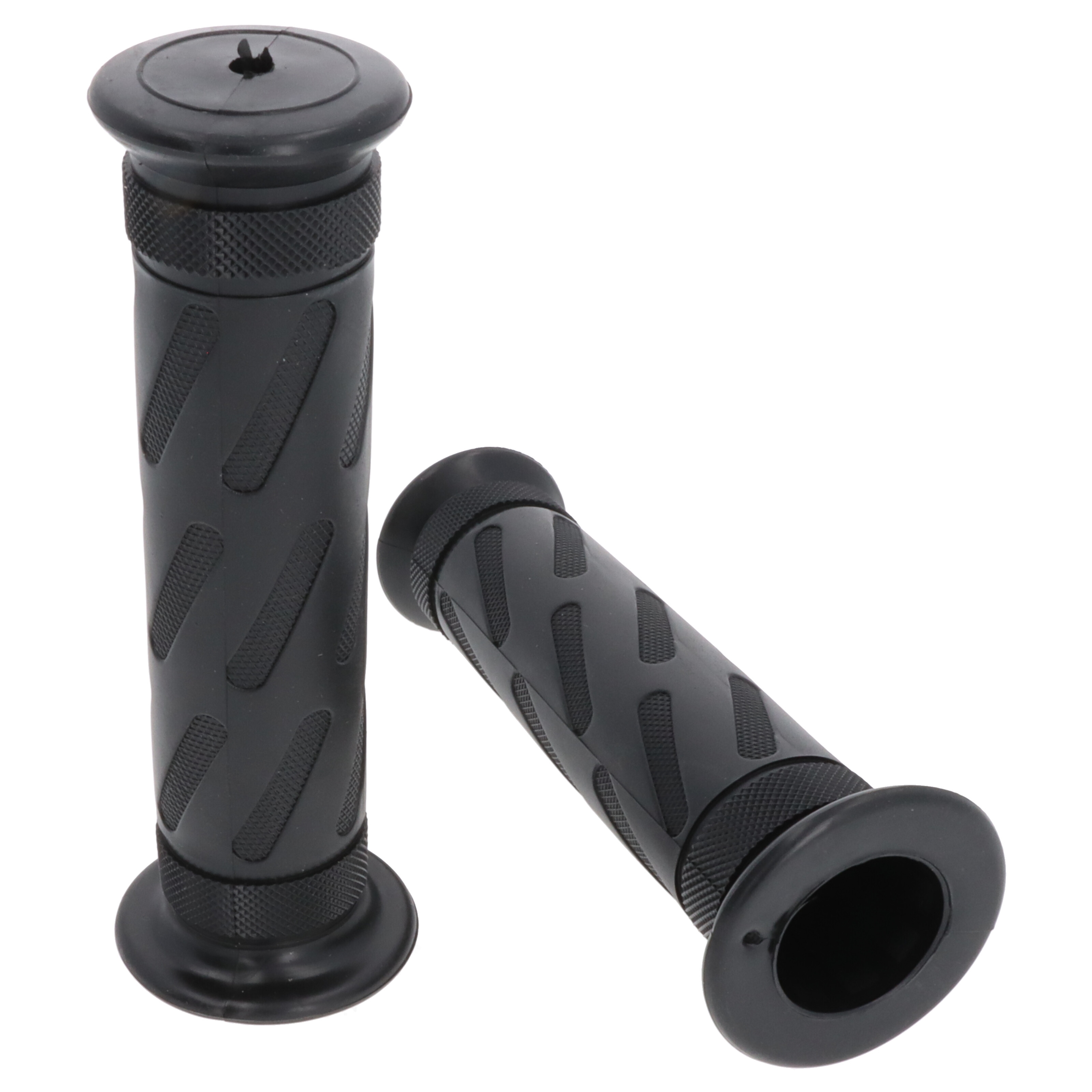 Griffgummi-Paar 21/25mm schwarz 133mm Motorrad Roller Griffe