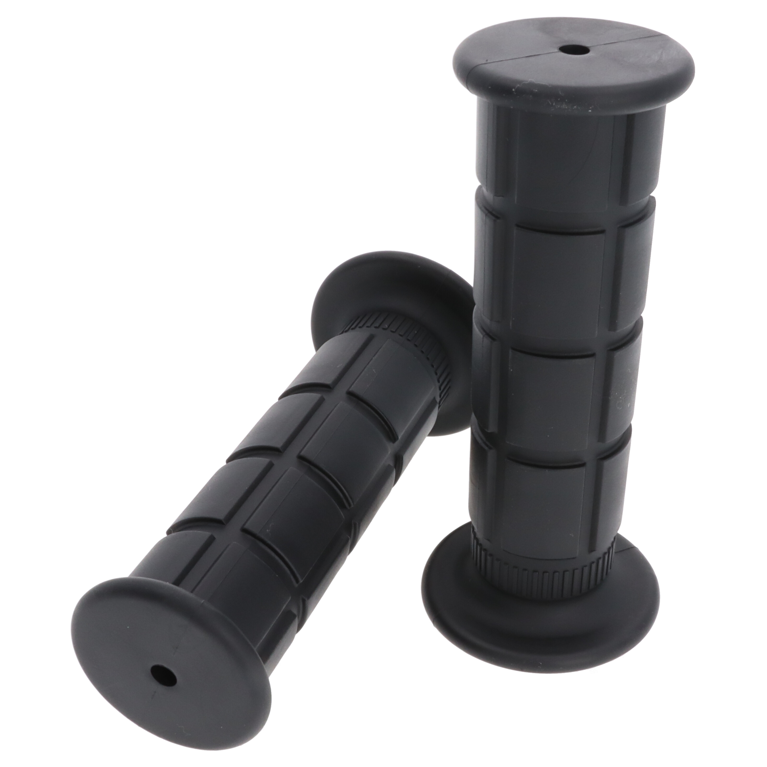 Motorrad Griffgummi-Paar schwarz für 7/8"-22 mm Lenker, Länge:124 mm