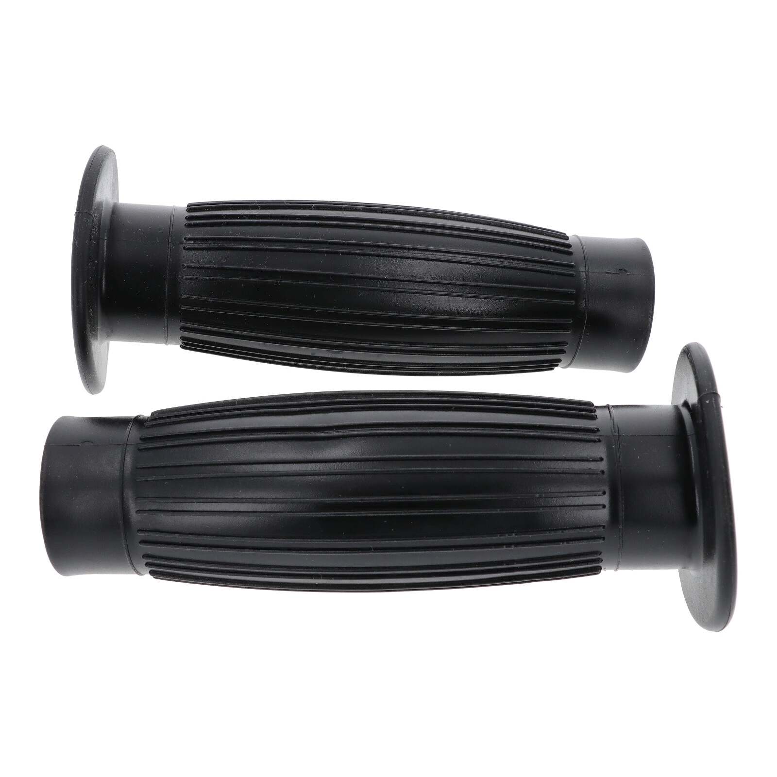 Retro Lenkergriffe Motorradgriffe Griffe Lenker 22mm Schwarz Bobber Cafe Racer 2