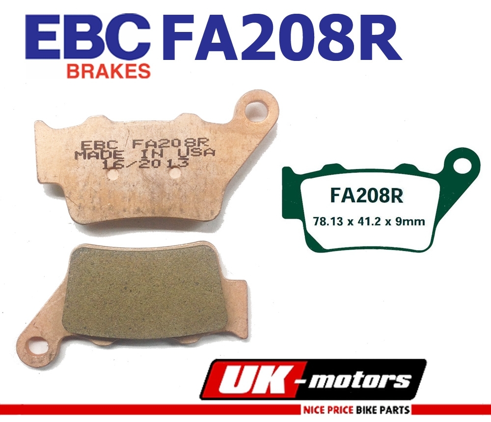 EBC Bremsen Set hinten links 1x MD6371D + 1x FA208R Sintermetall