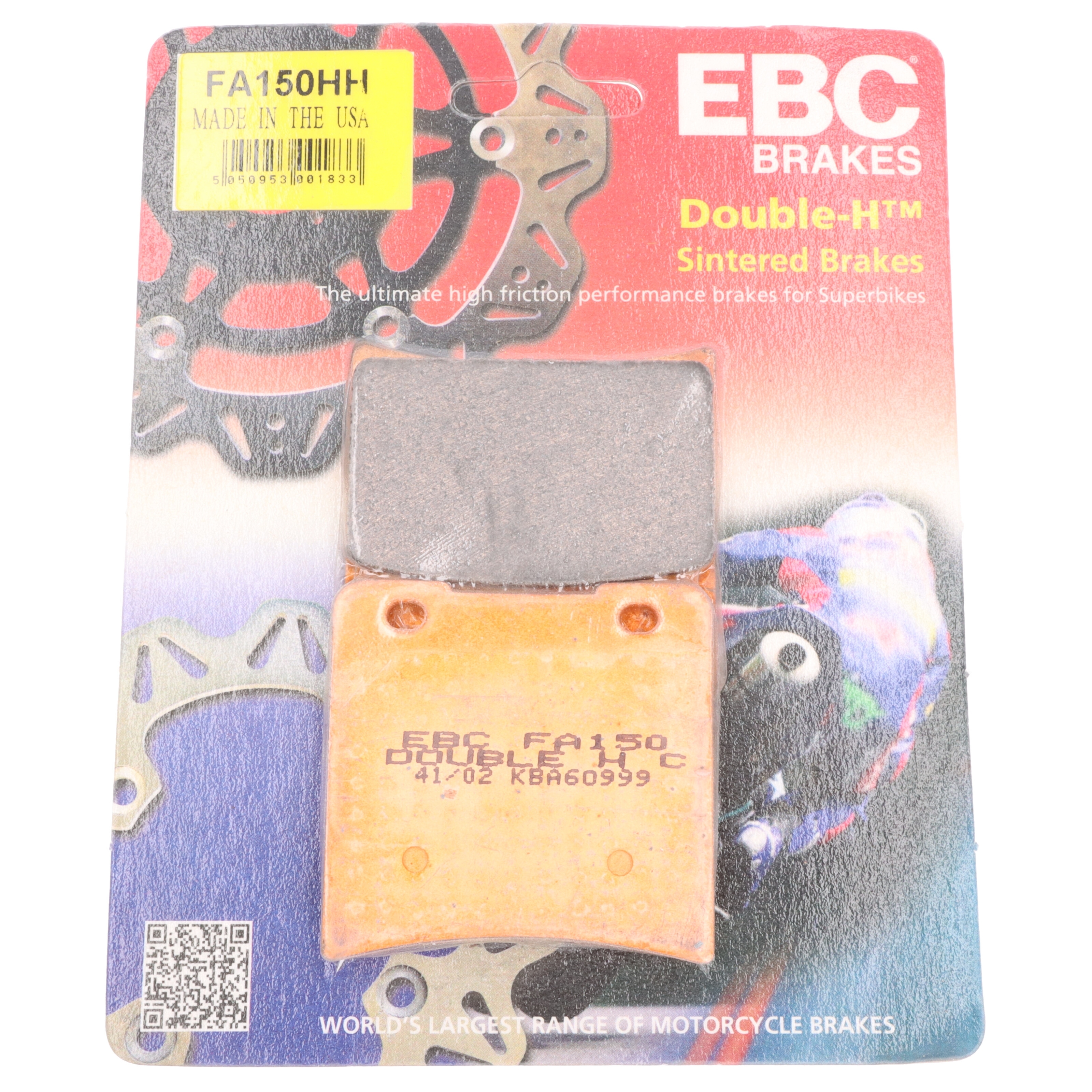 Sinter Bremsbeläge hinten FA150HH für Suzuki Cavalcade GV 1400 GV1400 1986-1988