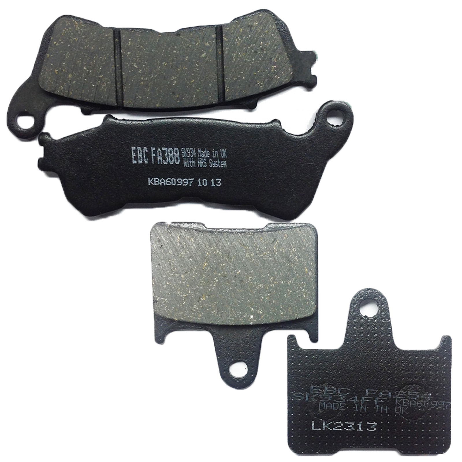 EBC Bremsbelagsatz für Honda VT750 VT 750 Shadow 2010 - 2016 vorne + hinten