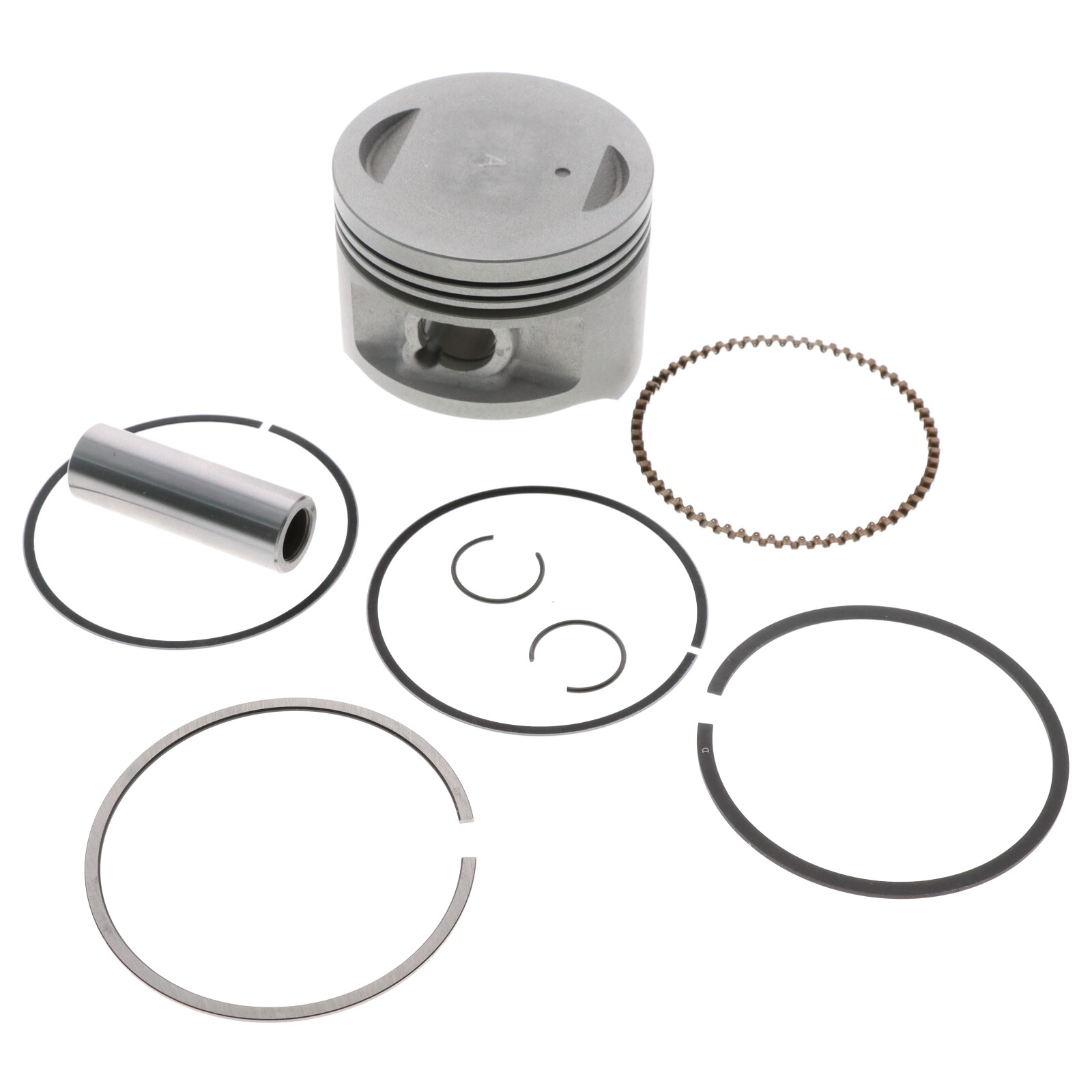 Kolben für Suzuki GN125 GS125 GZ125 TU125 DR Marauder Ø57mm Flachkolben Kolbenringe
