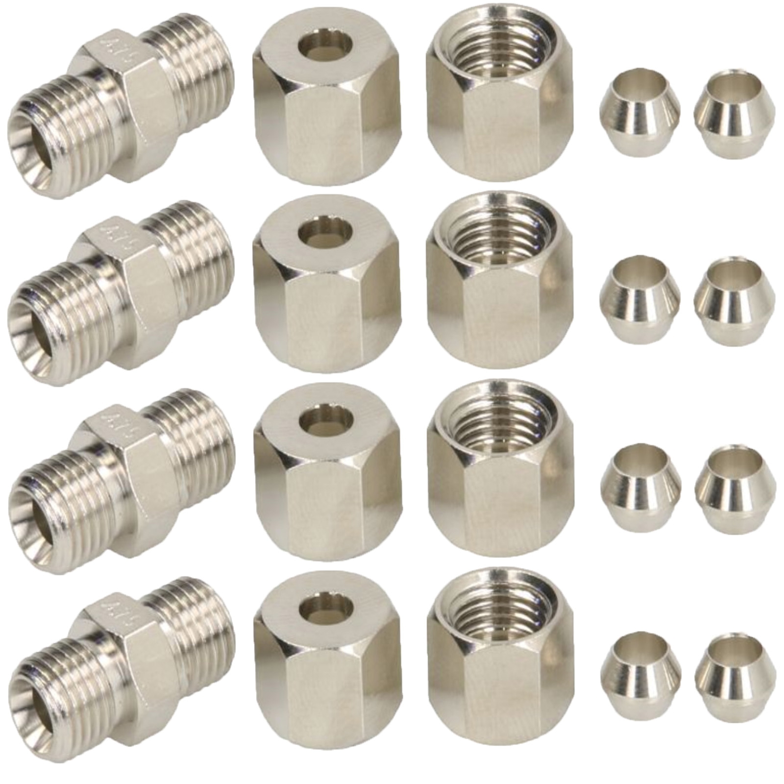4x Quickbrake QBSTT4.75 Bremsleitungsverbinder Schnellverbinder 5mm einschraubbar ohne bördeln