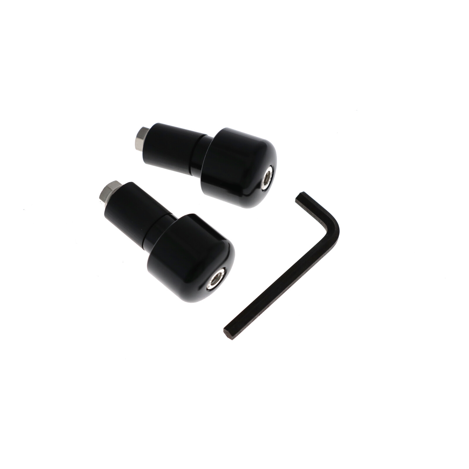 Motorrad Lenkerenden Lenkergewichte schwarz 2x54,5g für Lenker ab Ø17mm