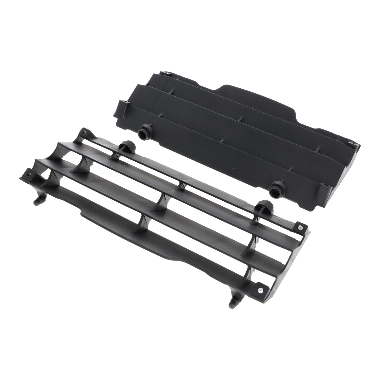 Polisport 8455300001 Kühlerlamellen schwarz für KTM SX SX-F EXC EXC-F Husqvarna FC FE TC TE