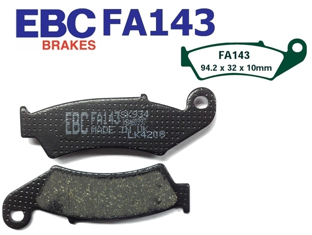 EBC Bremsbeläge FA143 für Honda VFR 400 RVF VFR 750 400 NSR 250