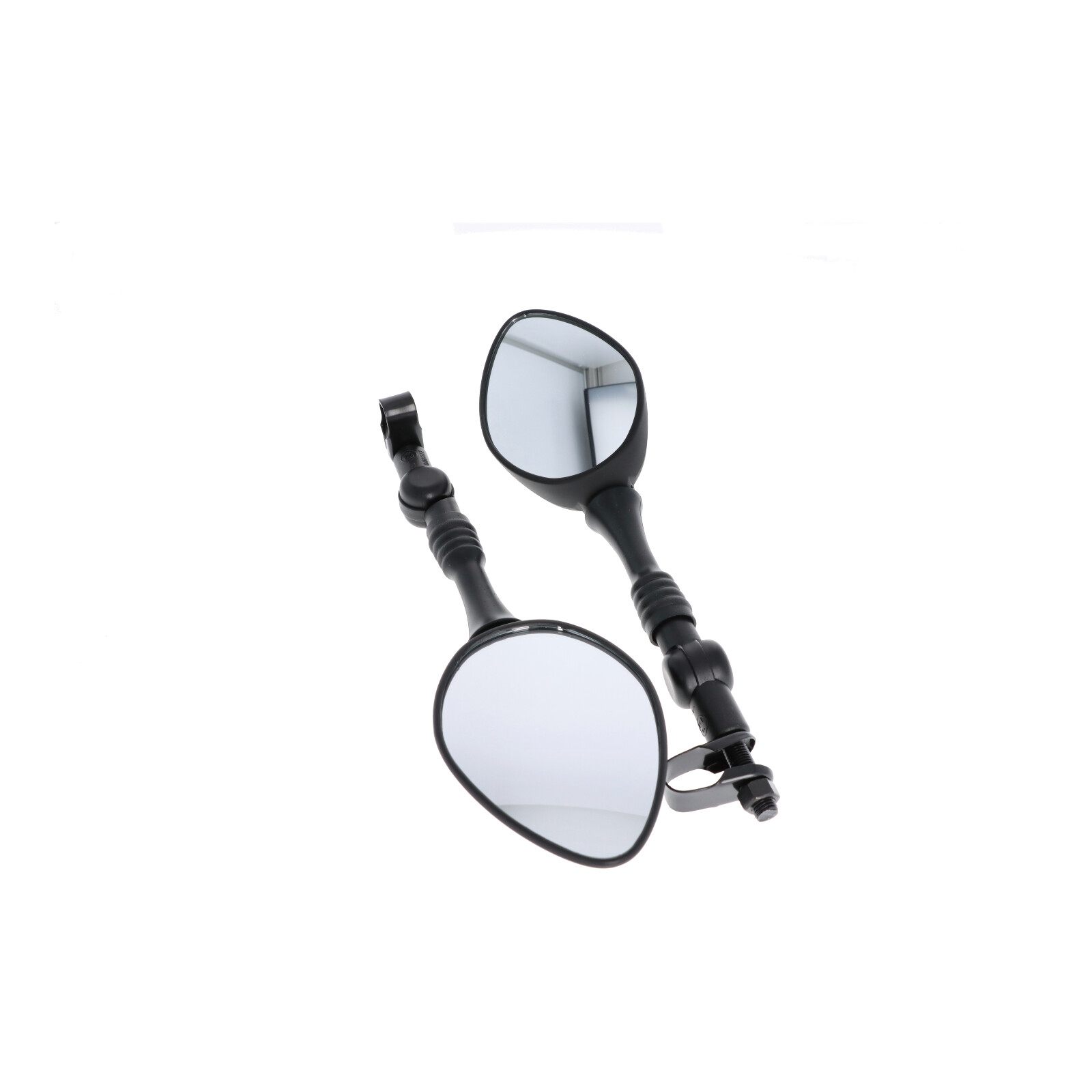 Spiegelpaar für KTM Enduro Suzuki RM Husqvarna ATV Quad Cross schwarz E-geprüft