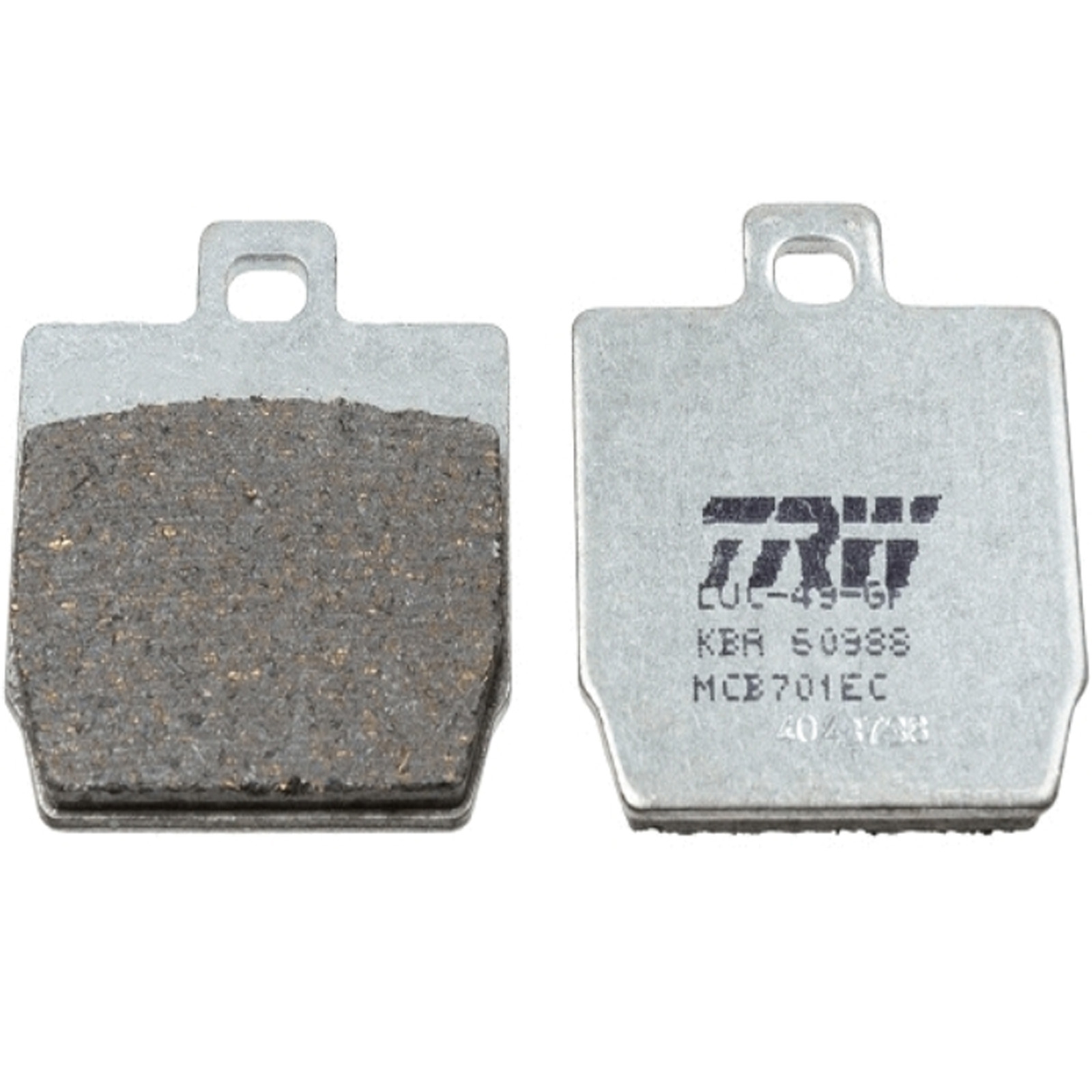 TRW MCB701EC Bremsbeläge für Yamaha Aerox NS50 YQ50 MBK YQ50 Nitro EW50 Stunt
