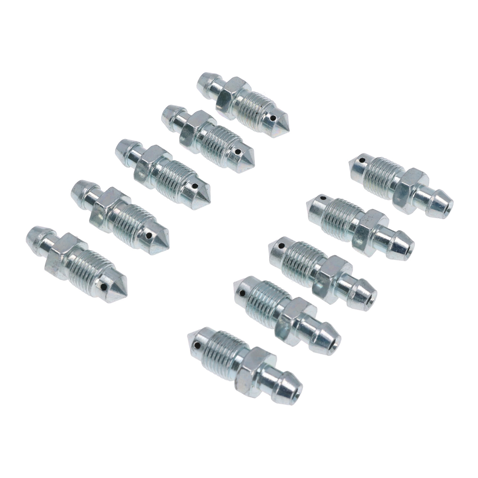 10x Quick Brake 0039-10 Bremsen Entlüfterschraube Entlüftungsventile M10x1x30 mm SW11