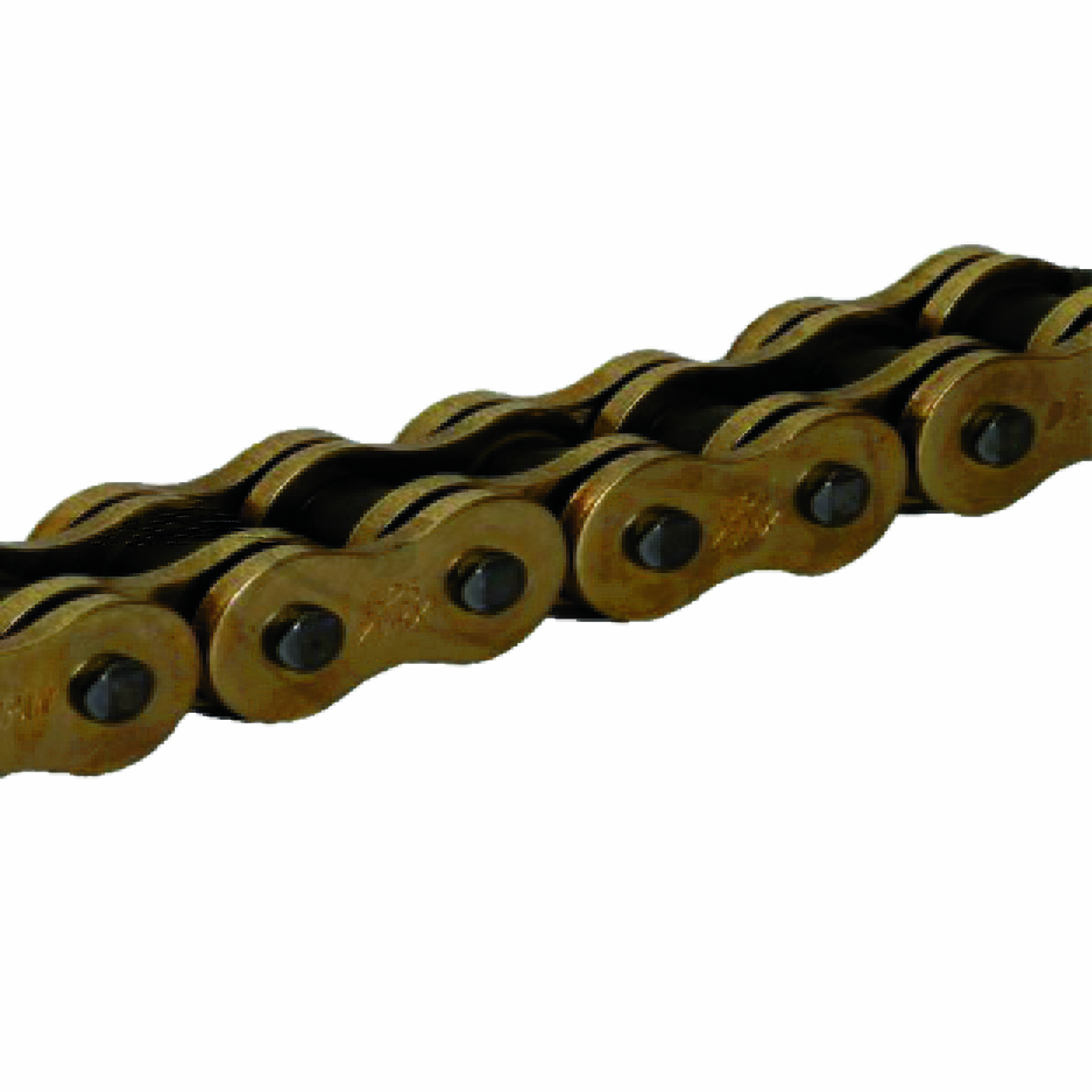 DID ZVMX2 Motorrad X-Ringkette gold 525 Teilung 122 Glieder offen + Nietschloss