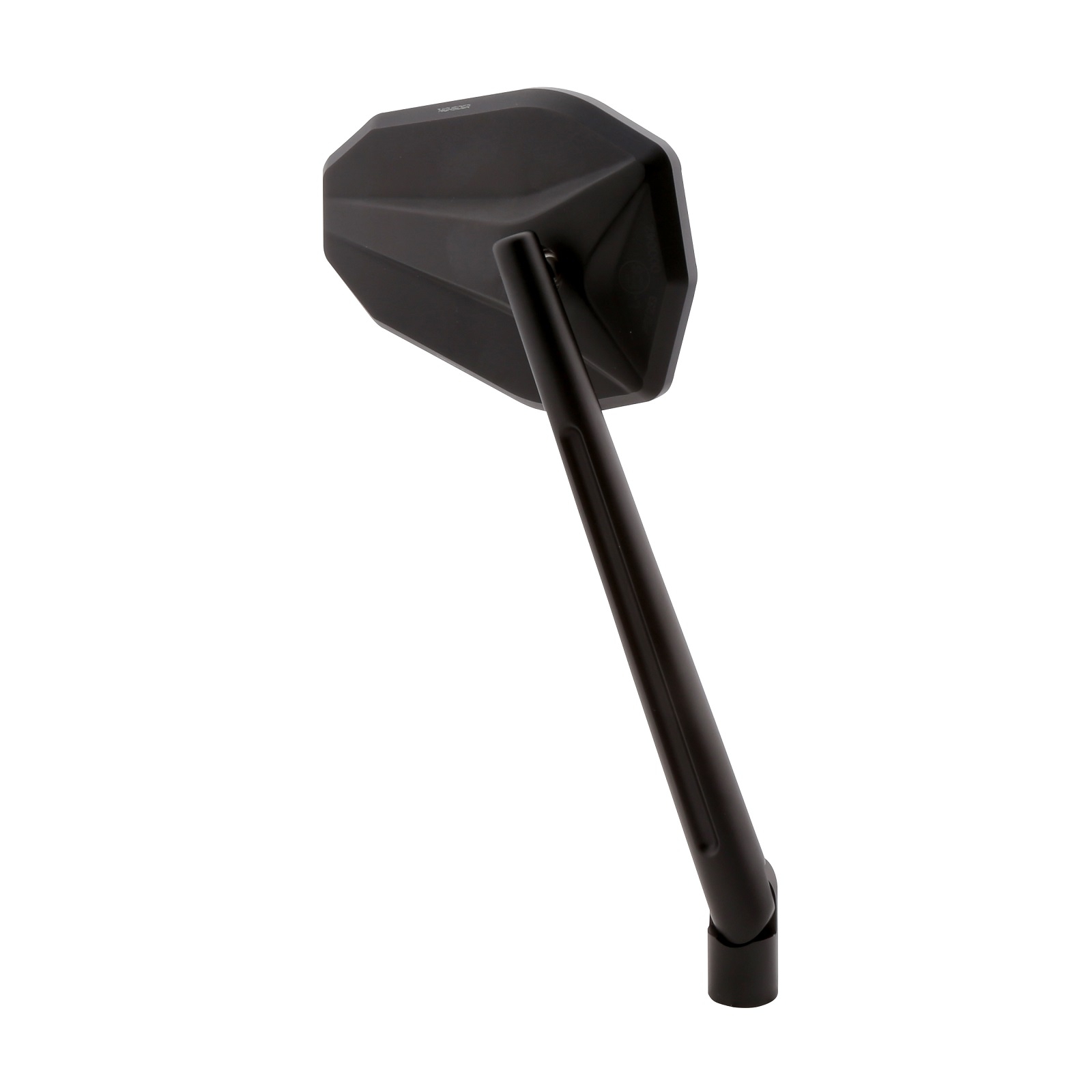 Spiegel passt für viele Fahrzeuge aus Aluminium in schwarz mit M10 Gewinde Beidseitig montierbar