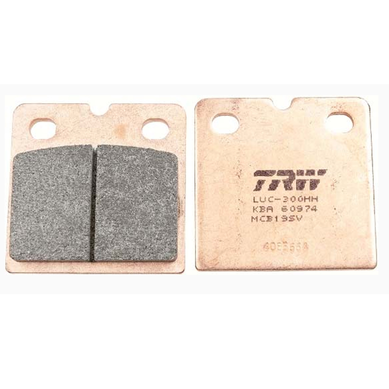 TRW MCB19SV Sintermetall Bremsbeläge vorne für BMW R45 R65 R80 R100 K1100 K75 K100 MZ/MUZ Moto Guzzi
