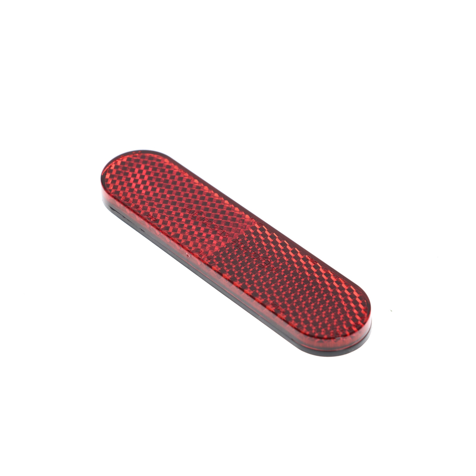 Rückstrahler Katzenauge Reflektor, selbstklebende Folie, E-geprüft, 96x24x8mm