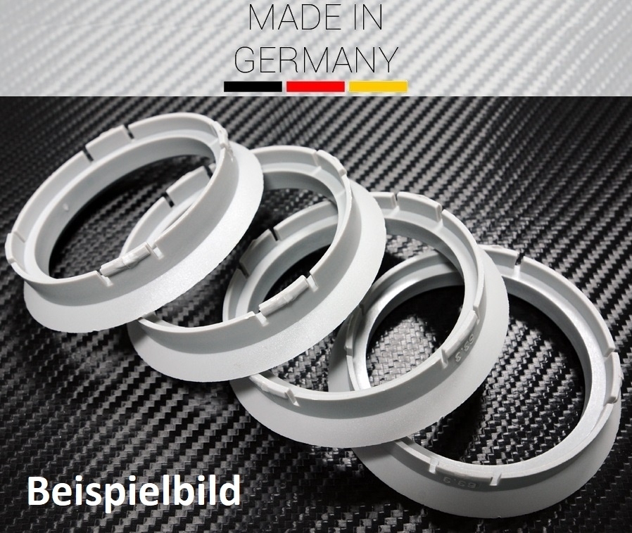 10 x Zentrierring FZ02 HELLGRAU  63,3 mm x 54,1 mm für Mazda Nissan CMS DBV