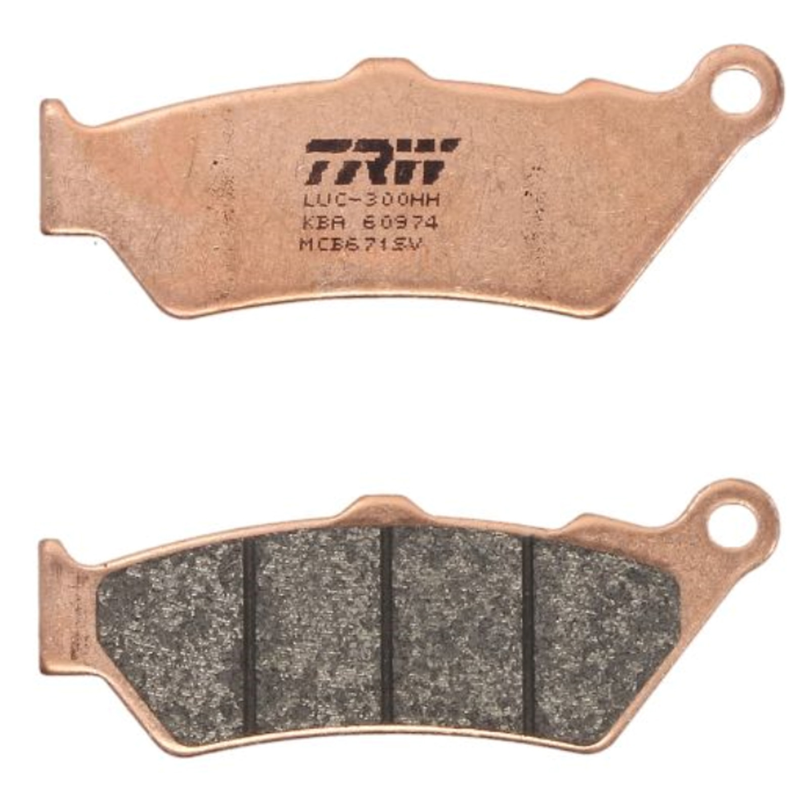 TRW Sintermetall Bremsbelagsatz für BMW F700 GS F750 GS F800 GS F850 GS vorne+hinten