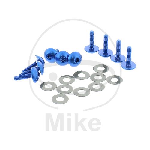 Pro Bolt Linsenschrauben-Satz M4 x 0.7mm 15mm blau