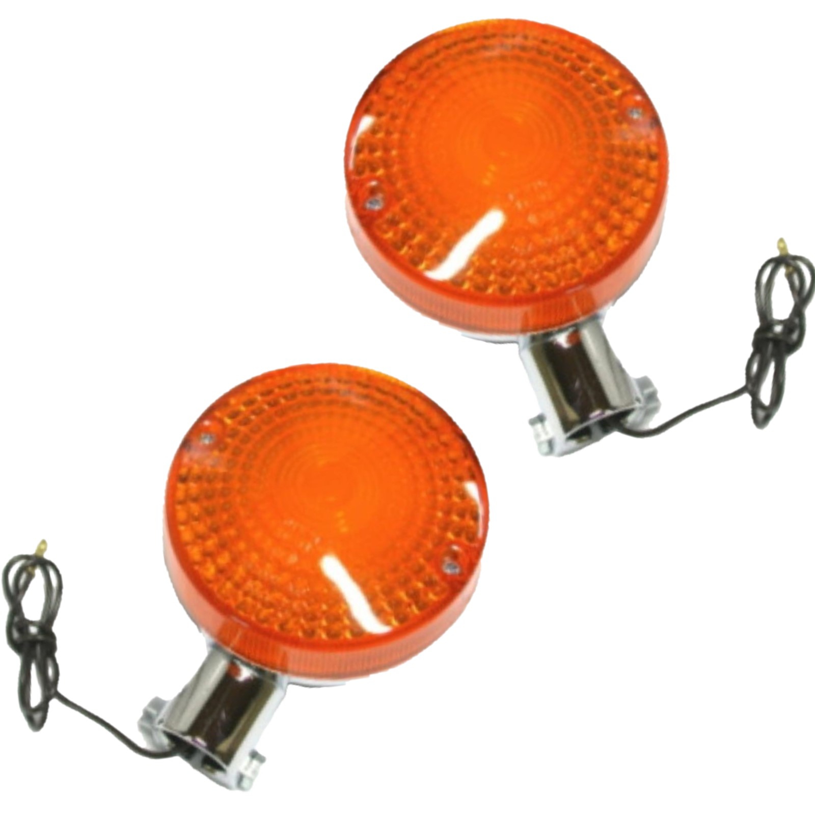 Blinkerleuchten Paar für vorne und hinten für Honda CB K Four 1976-1983 CX 500 1980-1984 GL1000 Goldwing 1976-1979