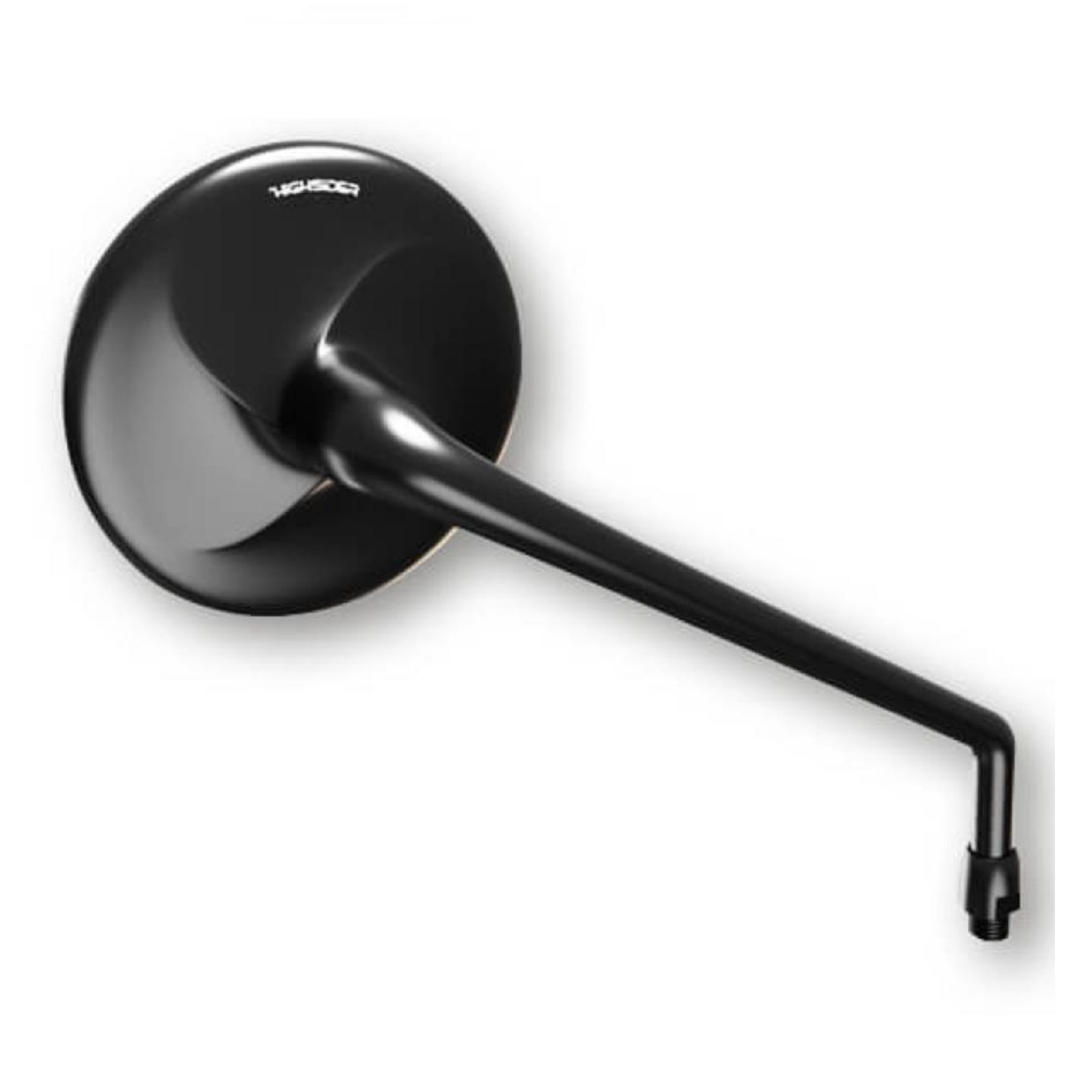 Spiegelpaar universell für viele Fahrzeuge aus Aluminium in schwarz mit M10 Gewinde Beidseitig montierbar