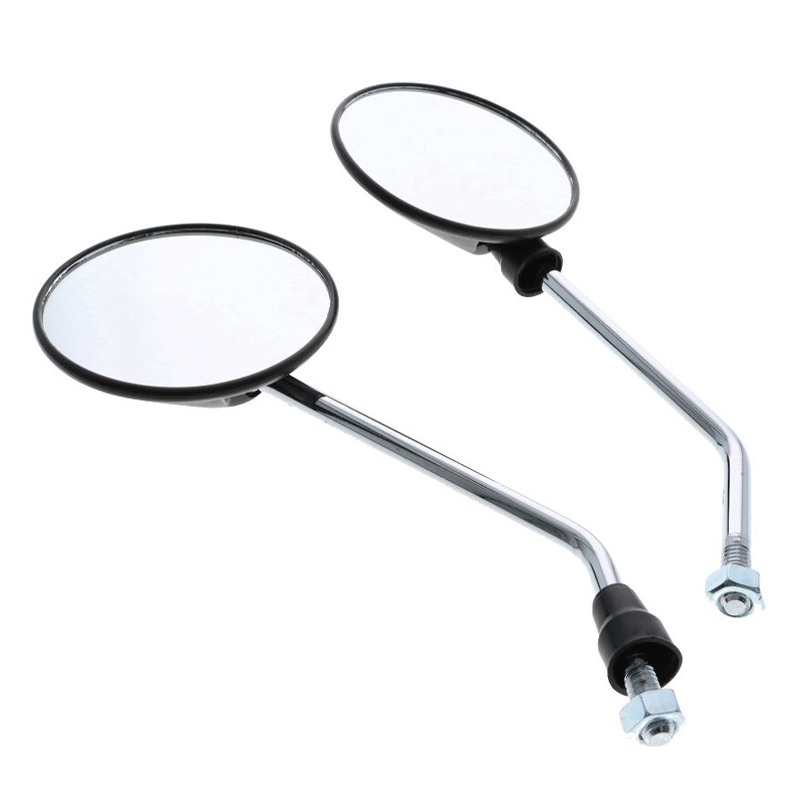 Spiegelpaar für MZ ETZ 125 150 250 251 TS 250/1 M10x1.5mm schwarz