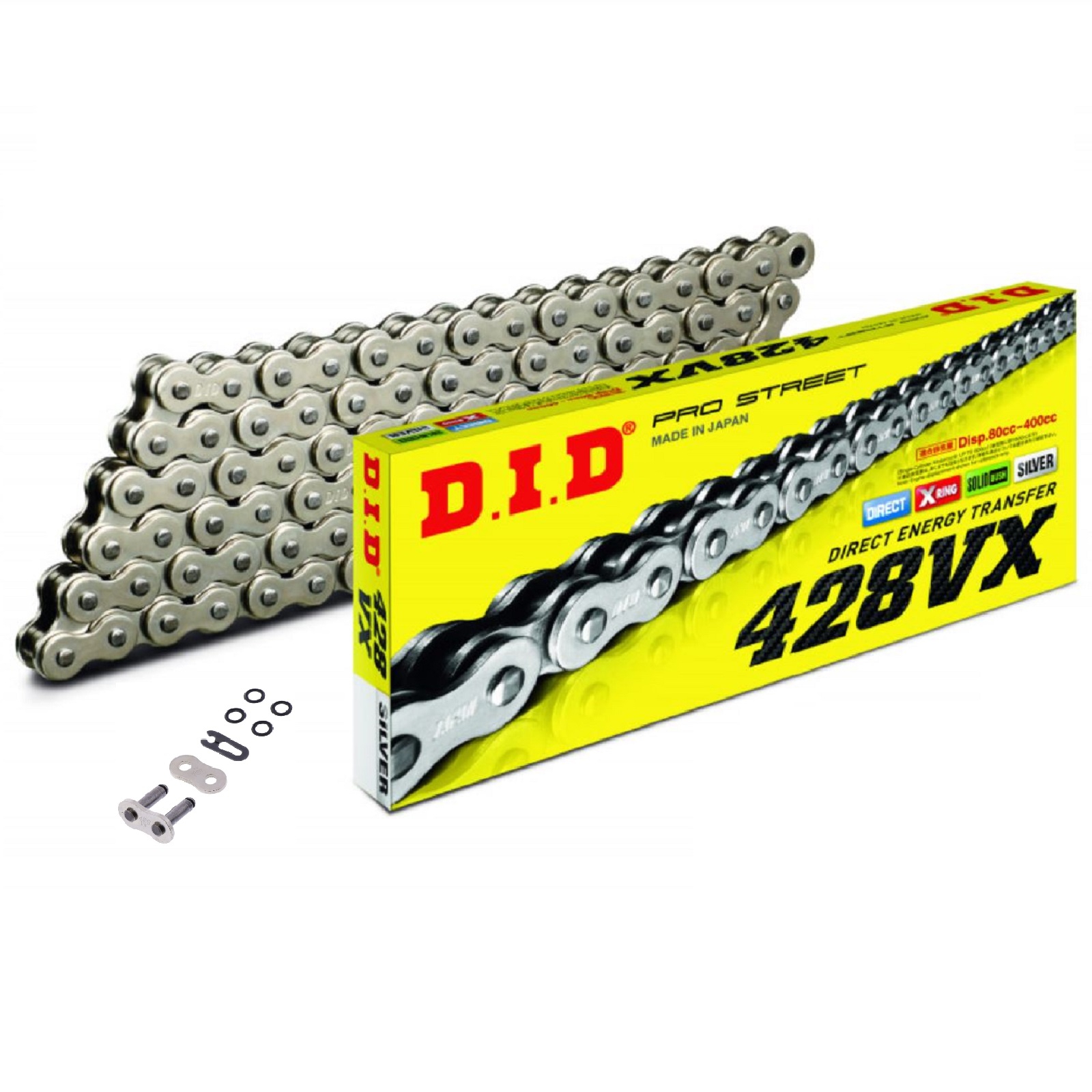 DID X-Ringkette S&S 428VX/142 Kette offen mit Clipschloss