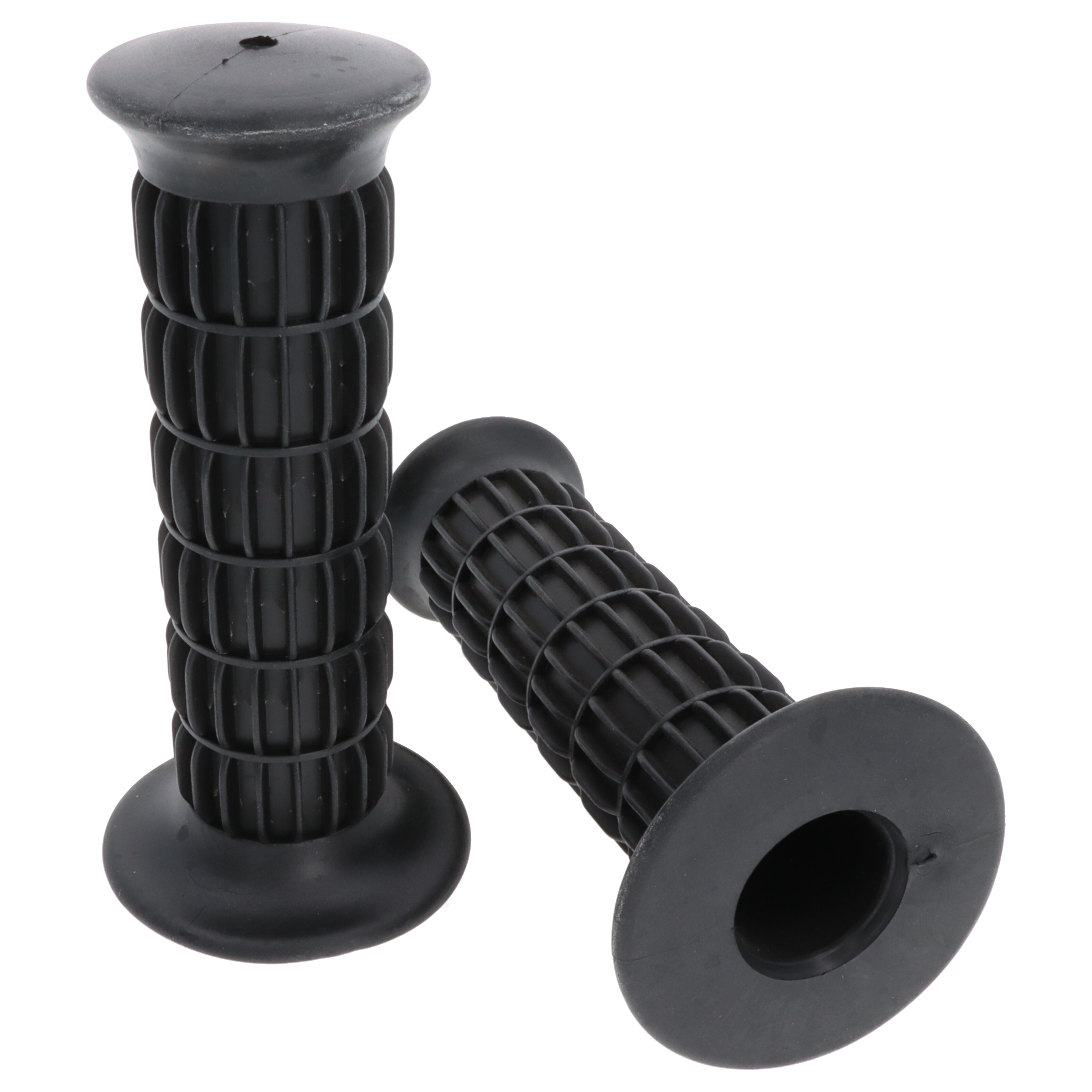 Griffgummi-Paar 22/25mm schwarz 7/8 Zoll Lenker 131 mm Motorrad Roller Griffe