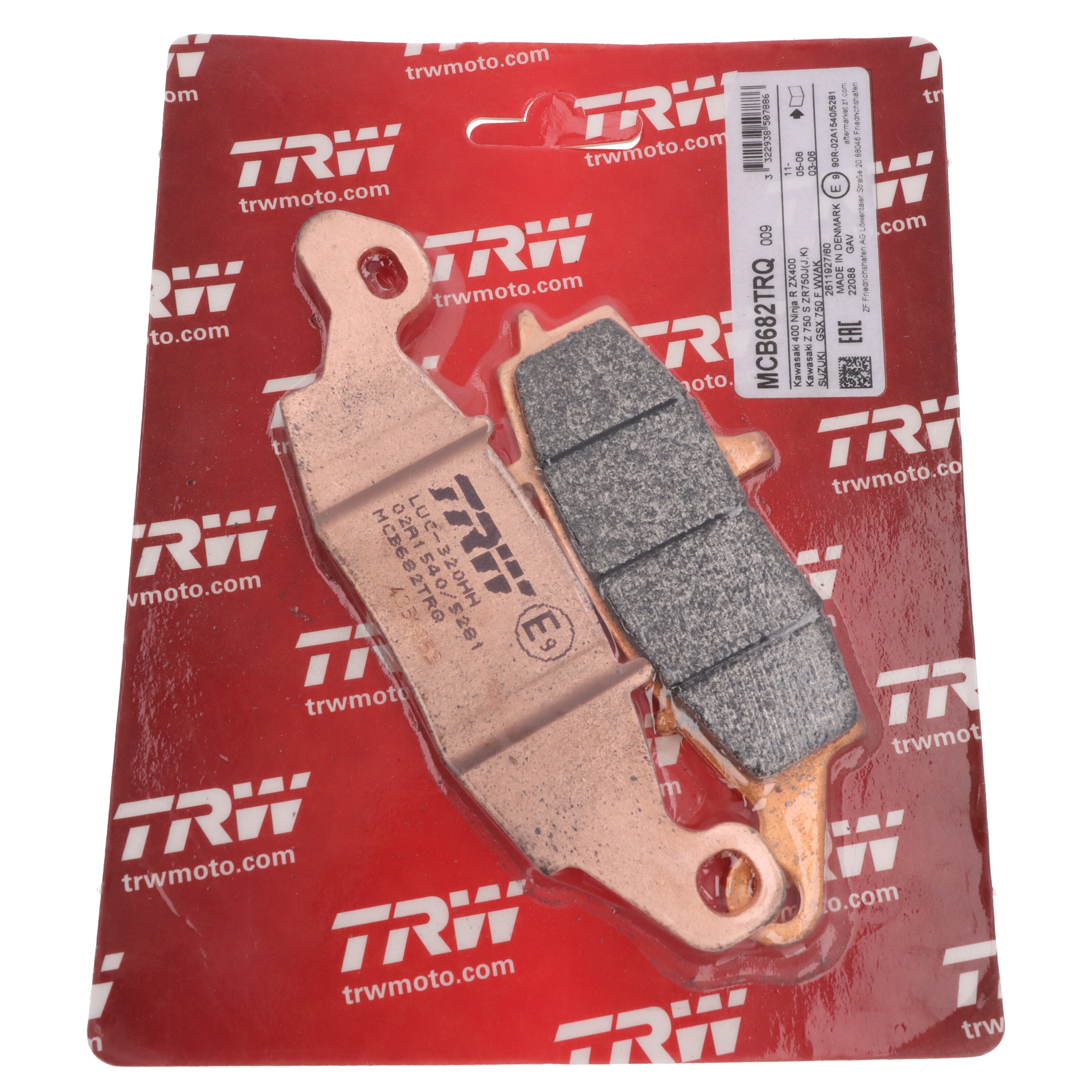 TRW Bremsbeläge MCB682TRQ vorne für Kawasaki GPZ1100 Z750 ER-6N ER-6F Suzuki GSR GSF GSX