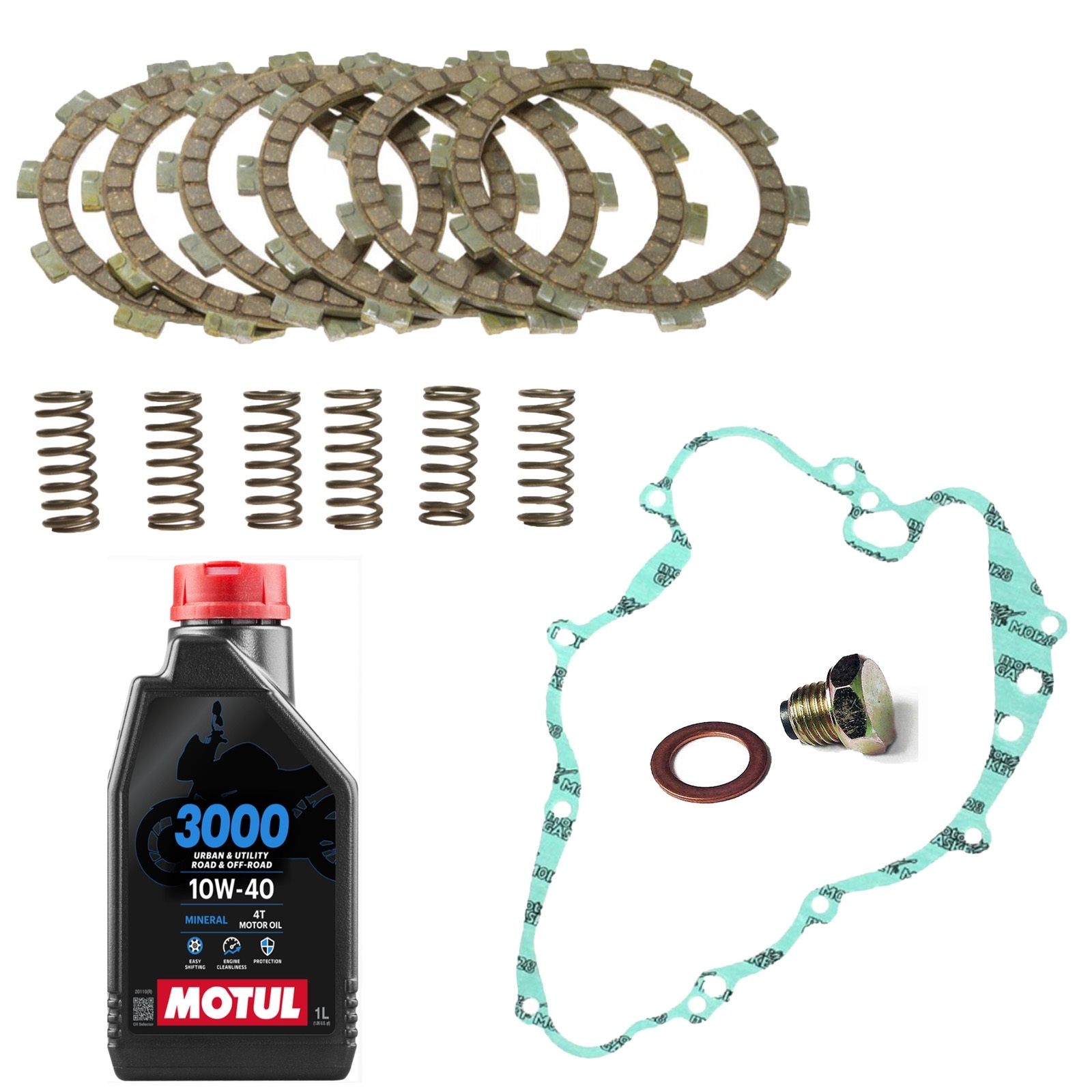 Kupplung für Rotax 122 Aprilia RS MX RX SX 125 Reparatursatz Lamellen Federn Öl Dichtung