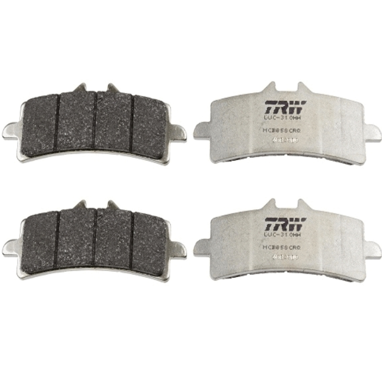 TRW MCB858CRQ Carbon Bremsbelagsatz vorne für BMW R1200 HP4 Aprilia RSV4 Ducati Triumph Speed Triple