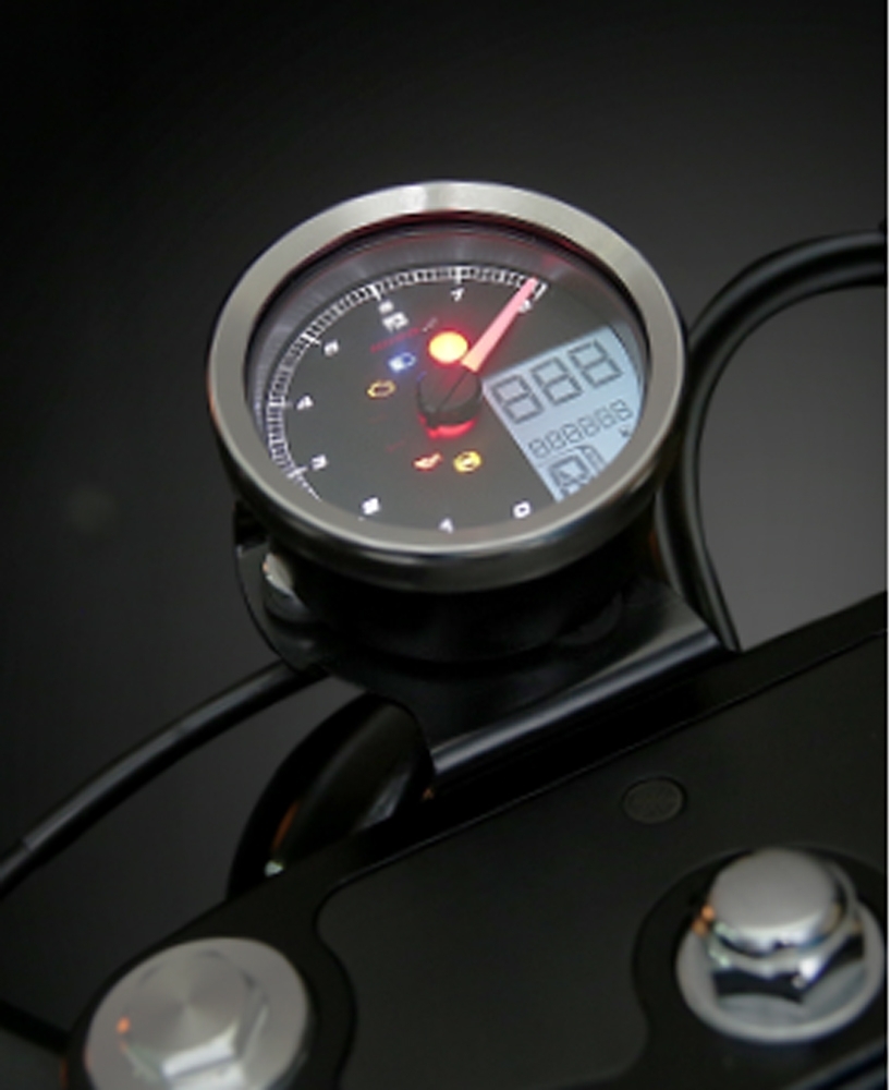 KOSO Drehzahlmesser Tachometer für Yamaha XV950/Bolt/für Yamaha SCR950 Chromring