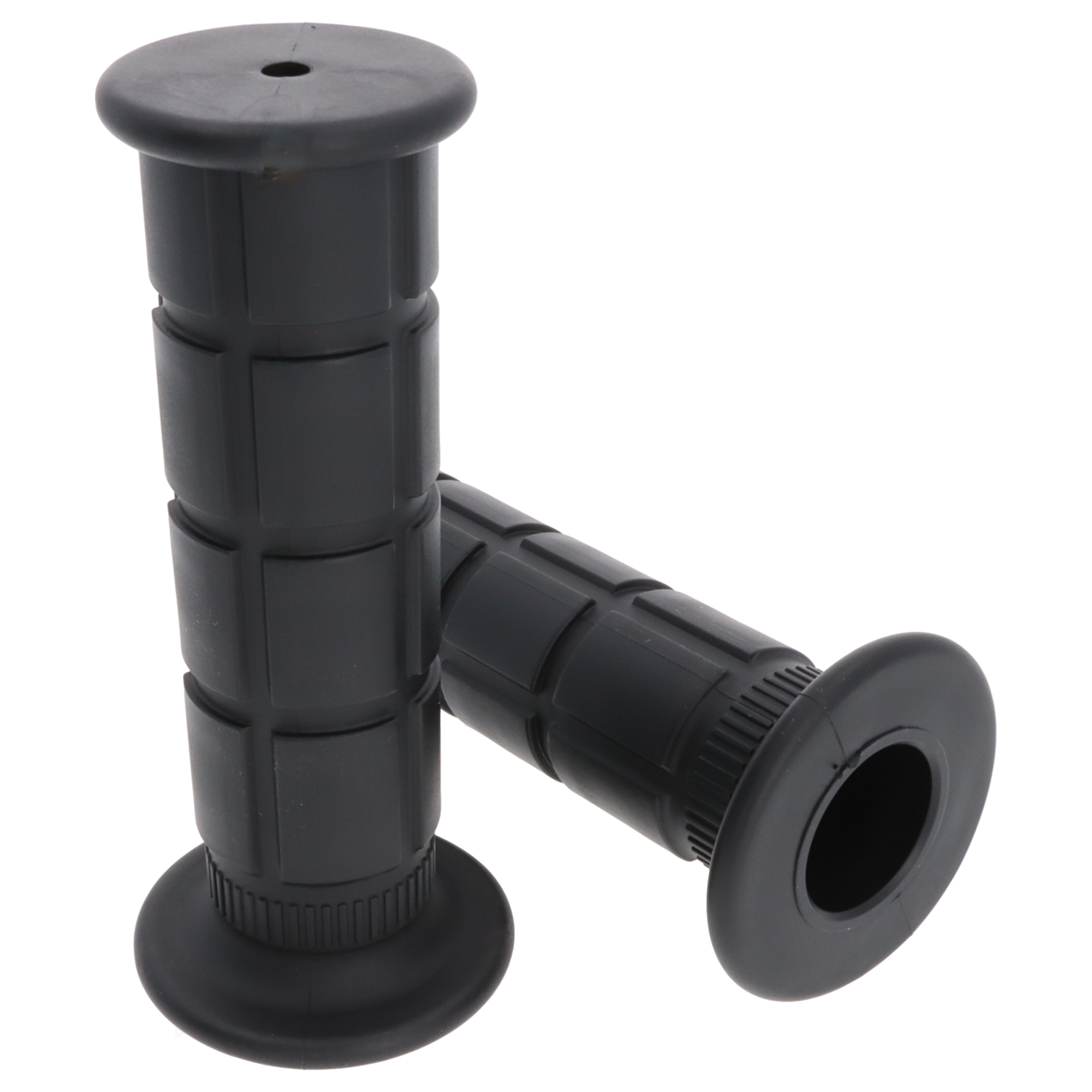 Motorrad Griffgummi-Paar schwarz für 7/8"-22 mm Lenker, Länge:124 mm