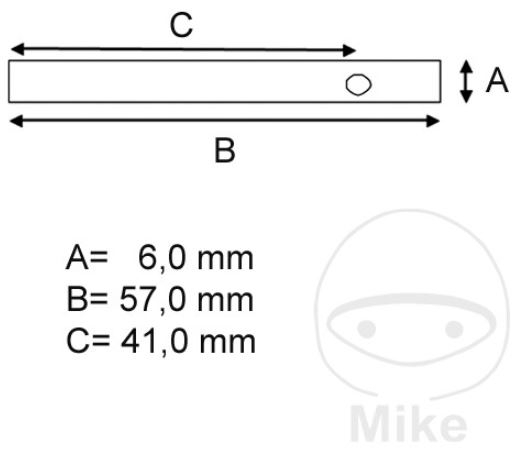 Tourmax PPS-906 Gleitstift Satz Bremsklötze für Kawasaki ER KLE VN Suzuki DL DR GSF GSR