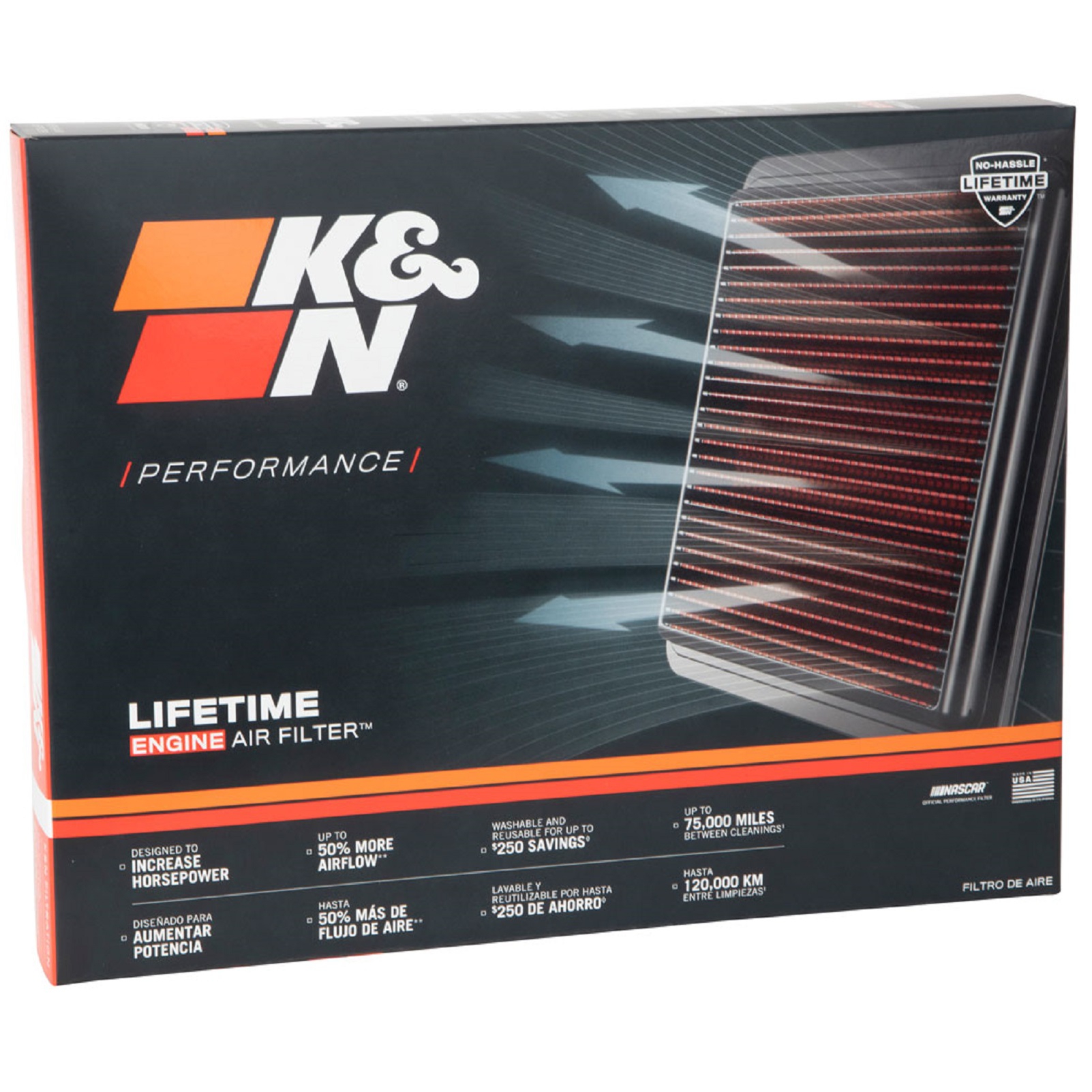 K&N Luftfilter für Alfa Romeo 6 90 Milano Alfetta Spider 1.6 1.8 2.0 2.5 79-93