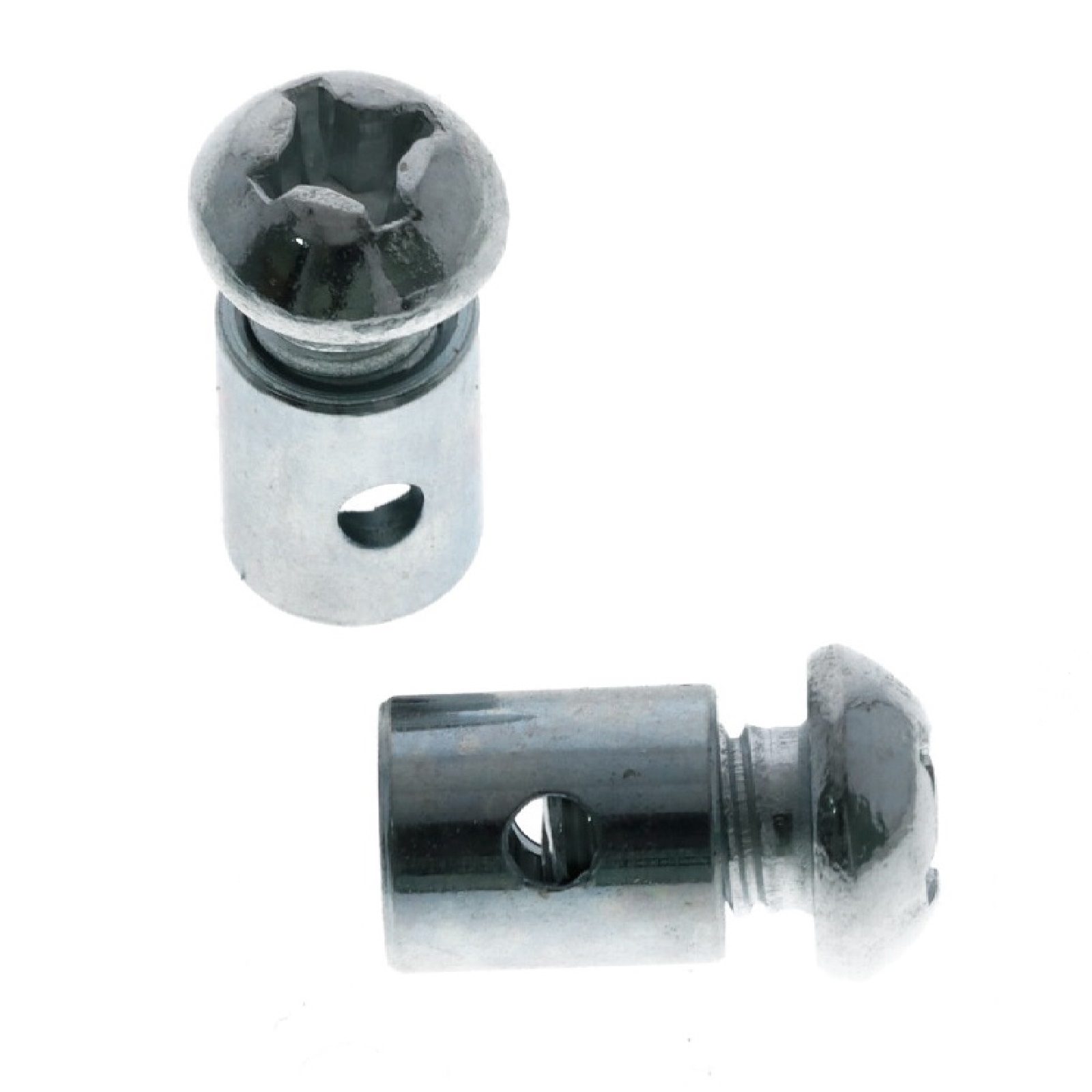 2x Schraubnippel Klemm-Nippel Notnippel 8x10mm für Bowdenzug Seilzug Kupplungszug Bremszug