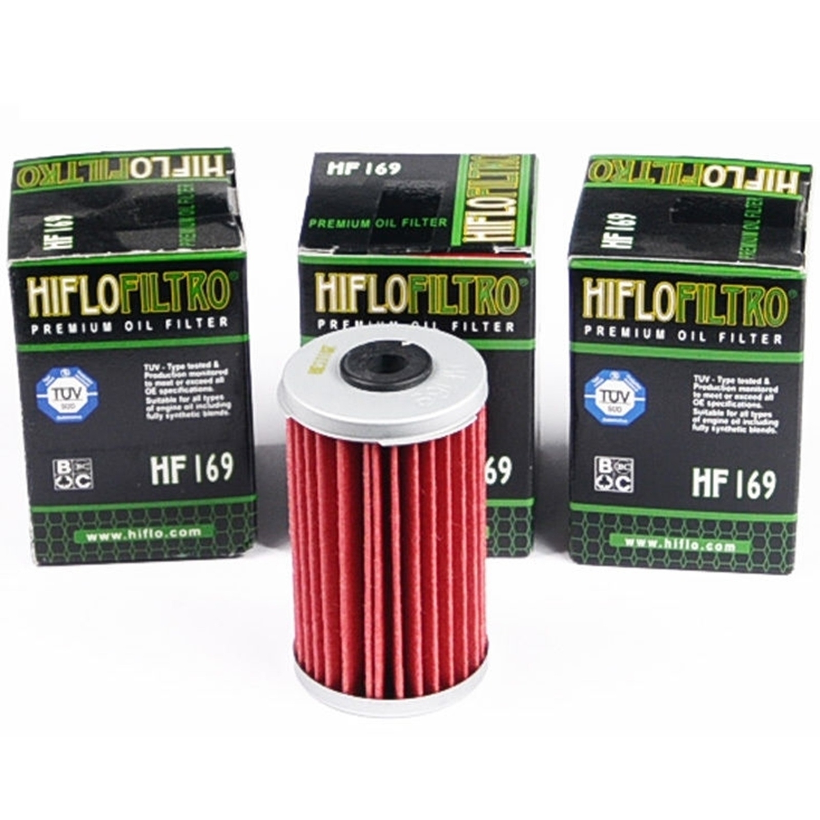 3x Hiflo HF169 Ölfilter für Daelim VJ 125 Roadwin Daystar 2000 - 2021