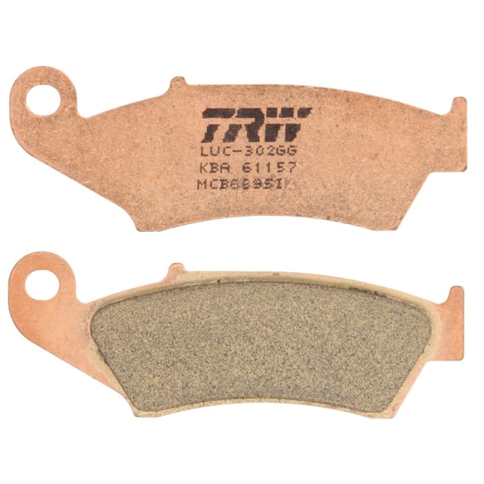 TRW MCB669SI Sintermetall Bremsbeläge vorne für Honda XRV CRF TRX Beta RR Kawasaki KLX Yamaha WR Suzuki