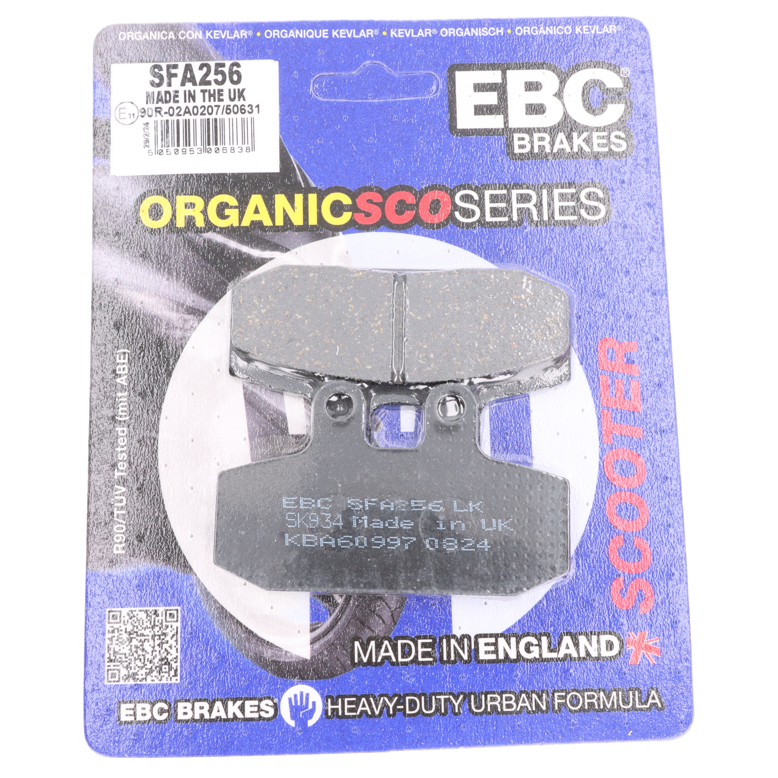 EBC SFA256 Bremsbeläge für Honda SJ 50 100 Aprilia Moto Guzzi Piaggio Derbi Malaguti