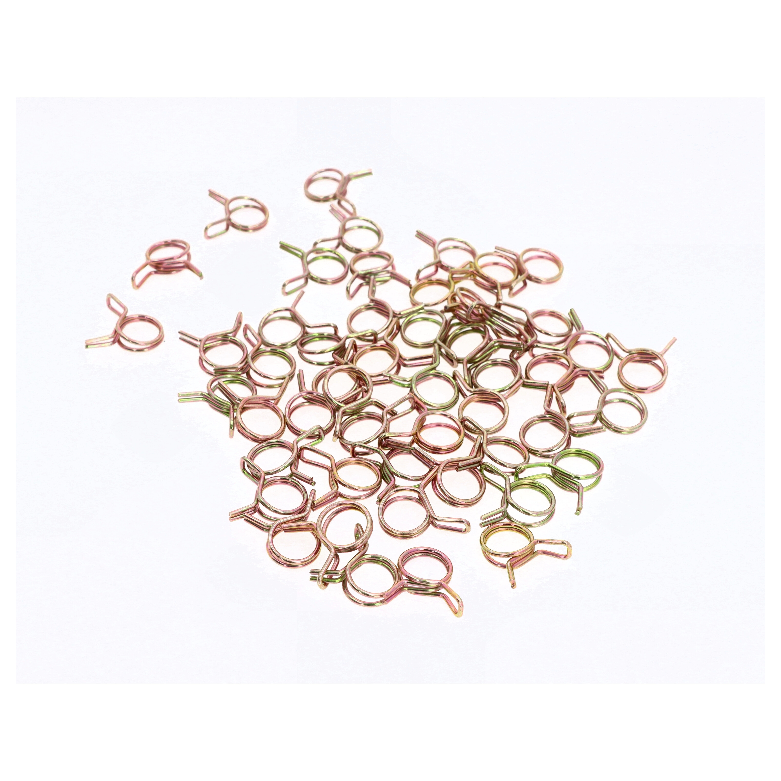 50x Universelle Klemmen Schlauchklemmen für Benzinschlauch / Kraftstoffschlauch 10x1mm