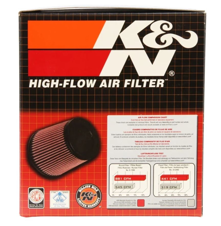 K&N Tauschluftfilter E-1007 Chrysler Sebring Stratus 2.4i 2001 - 2006 2,7i