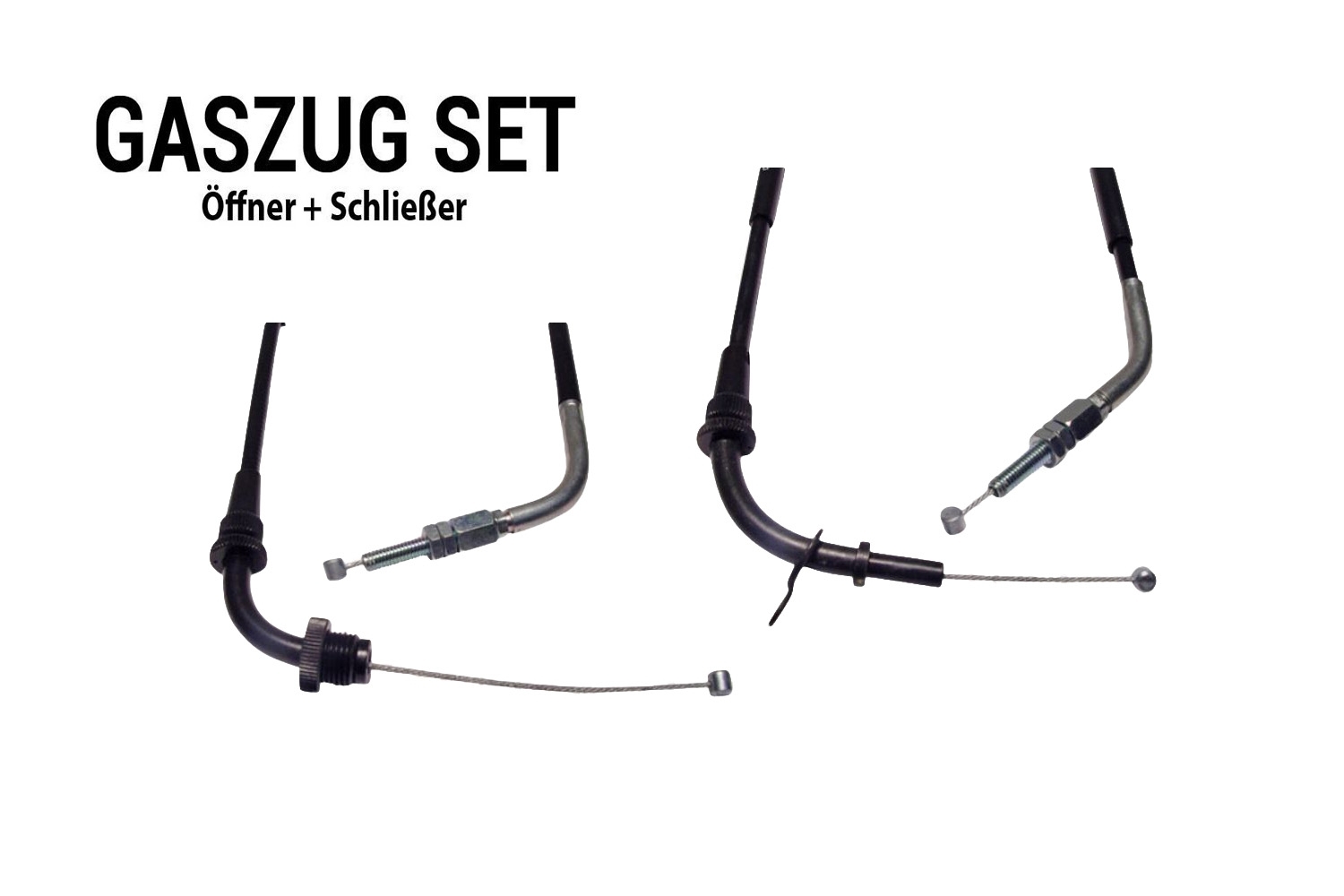 Gaszug Set Öffner + Schließer für Suzuki GSX 1000 Inazuma
