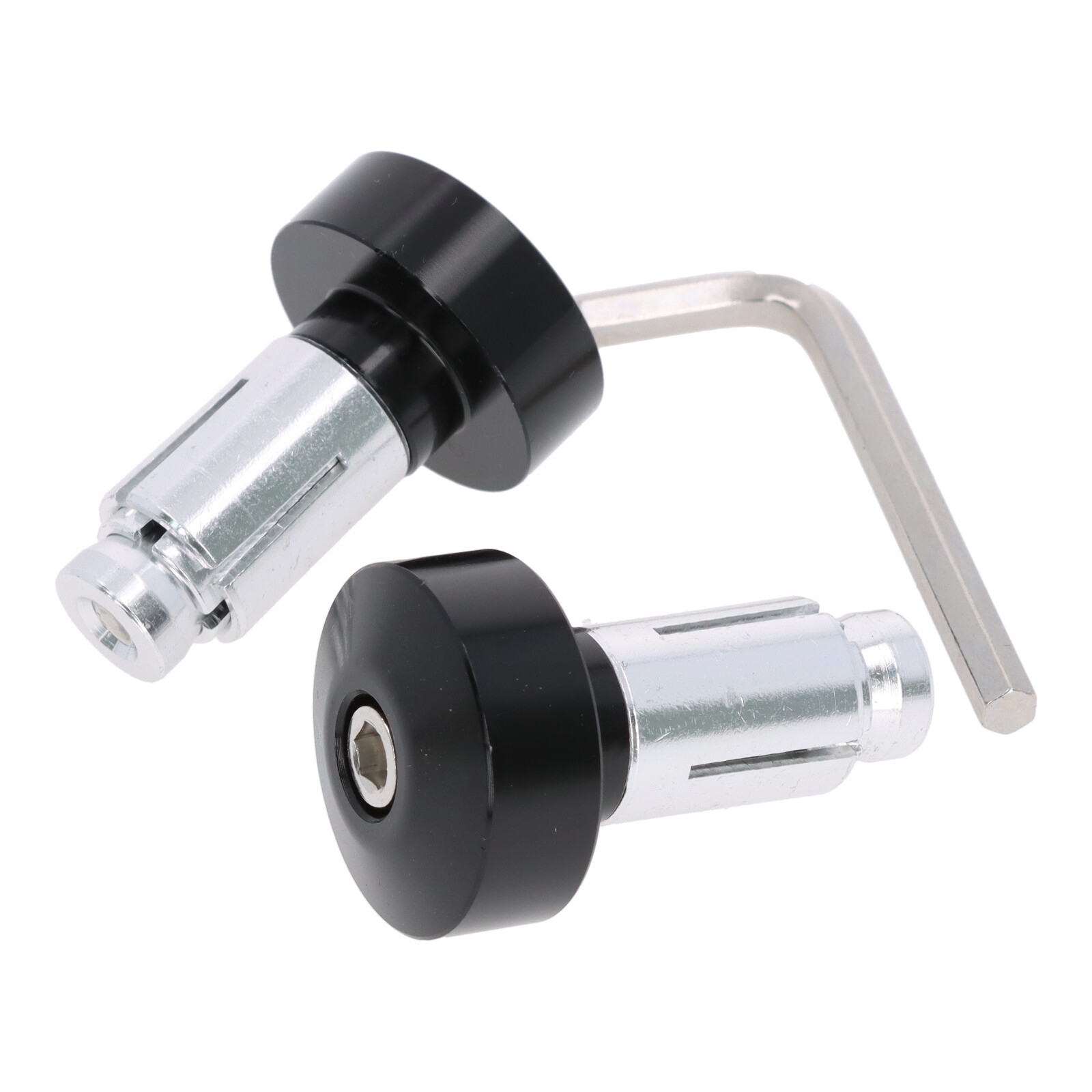 Lenkerenden Lenkergewichte schwarz 2x47g für Lenker 13-19 mm Motorrad Quad ATV
