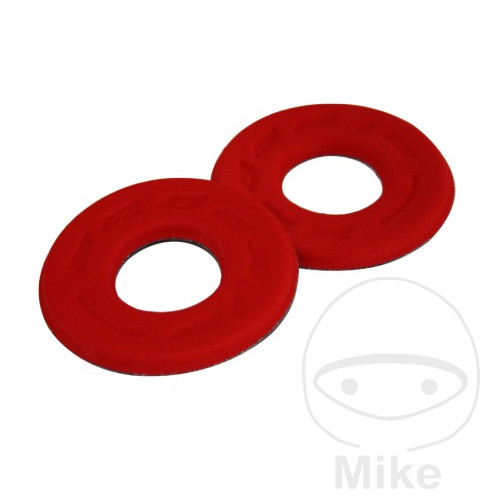 2x Progrip DONUT Rot Flanschschaum für Griffgummi Donuts