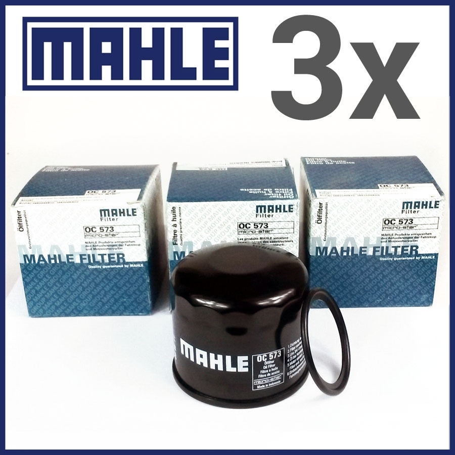 3er Pack Mahle Ölfilter OC573