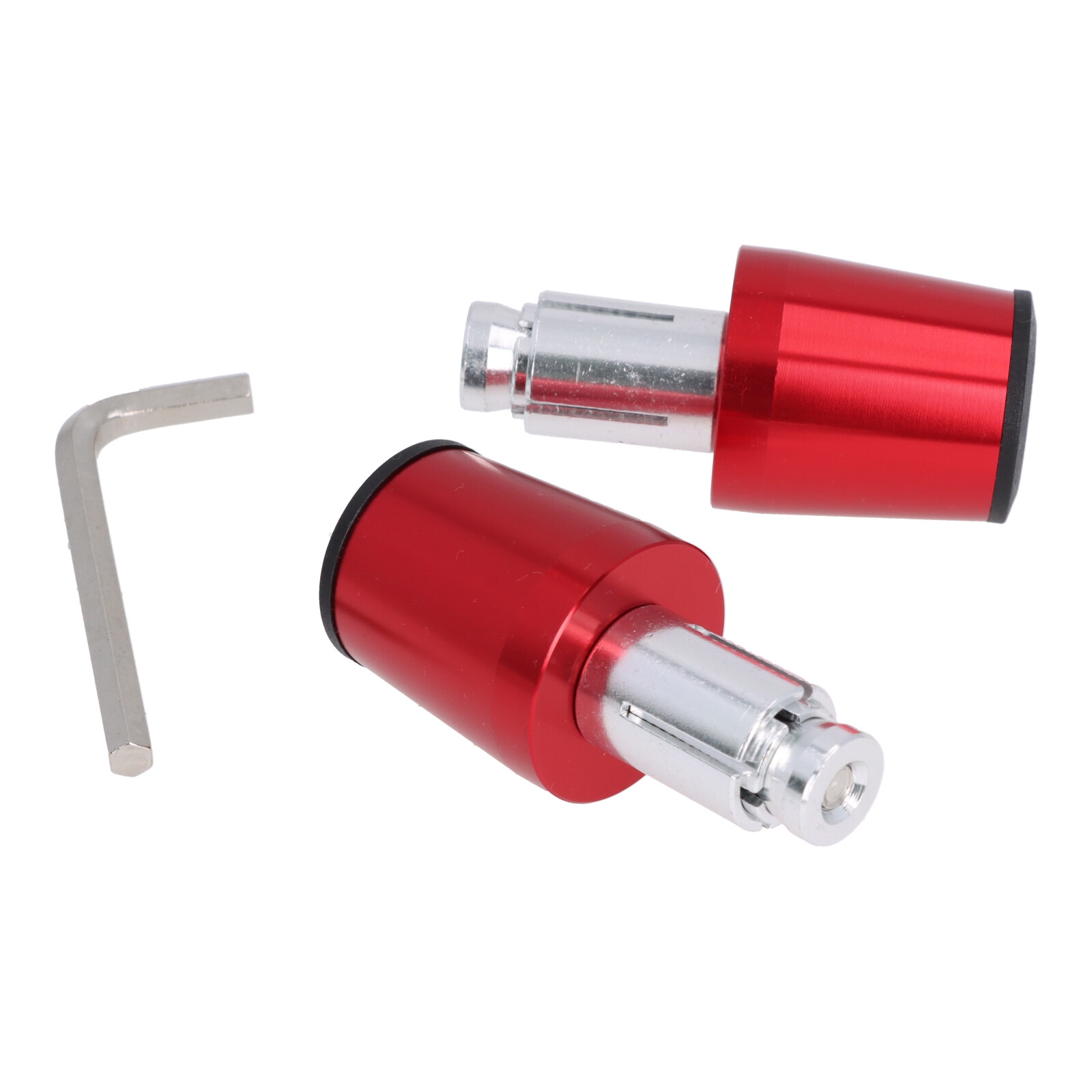 Lenkerenden Lenkergewichte 2x81g rot Vibrationsdämpfer für Motorrad Quad ATV