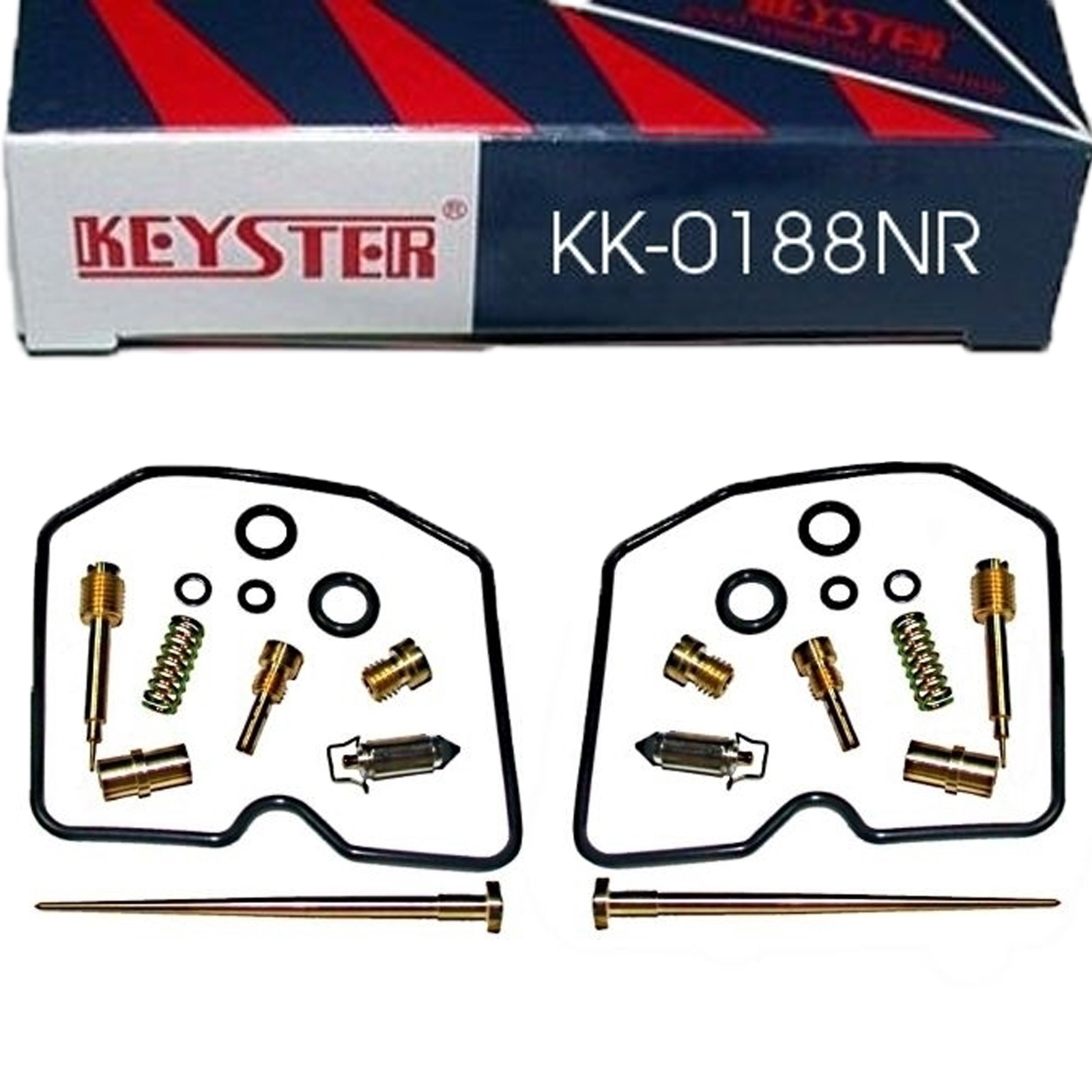 Keyster KK-0188NR Vergaser Reparatursatz für Kawasaki EN500A EN500B 1990 - 1995