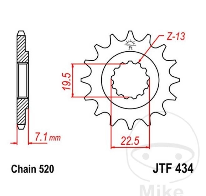 Kettensatz für Suzuki GNX 250