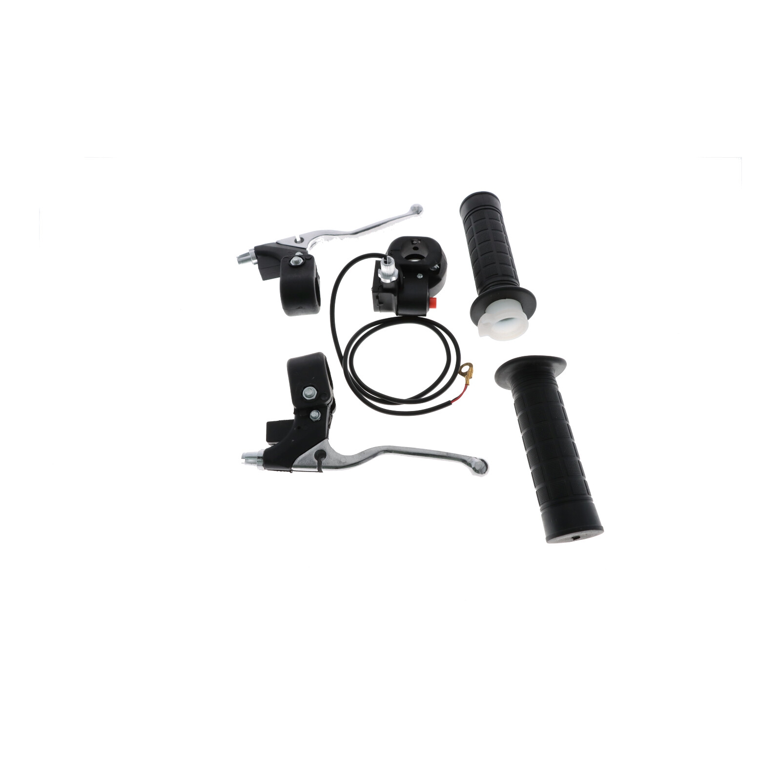 Drehgriff Satz Gasgriff für Dirt Bike QUAD ATV Pocket Bike Bremshebel Griffgummis Gaszug